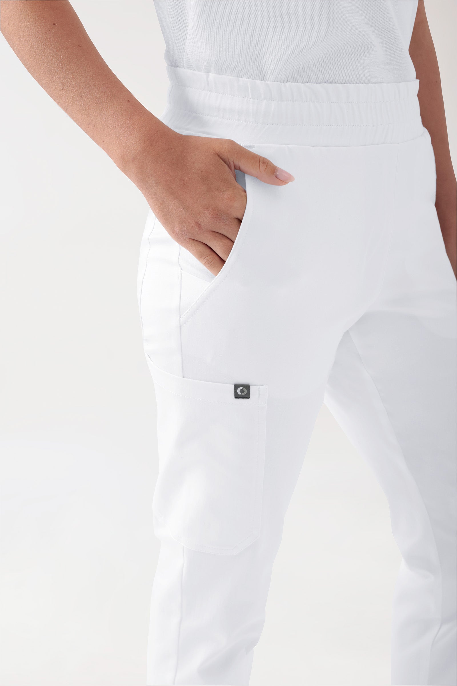 COMFY FLEX Stretch Hose Unisex - 1/1 Länge weiss