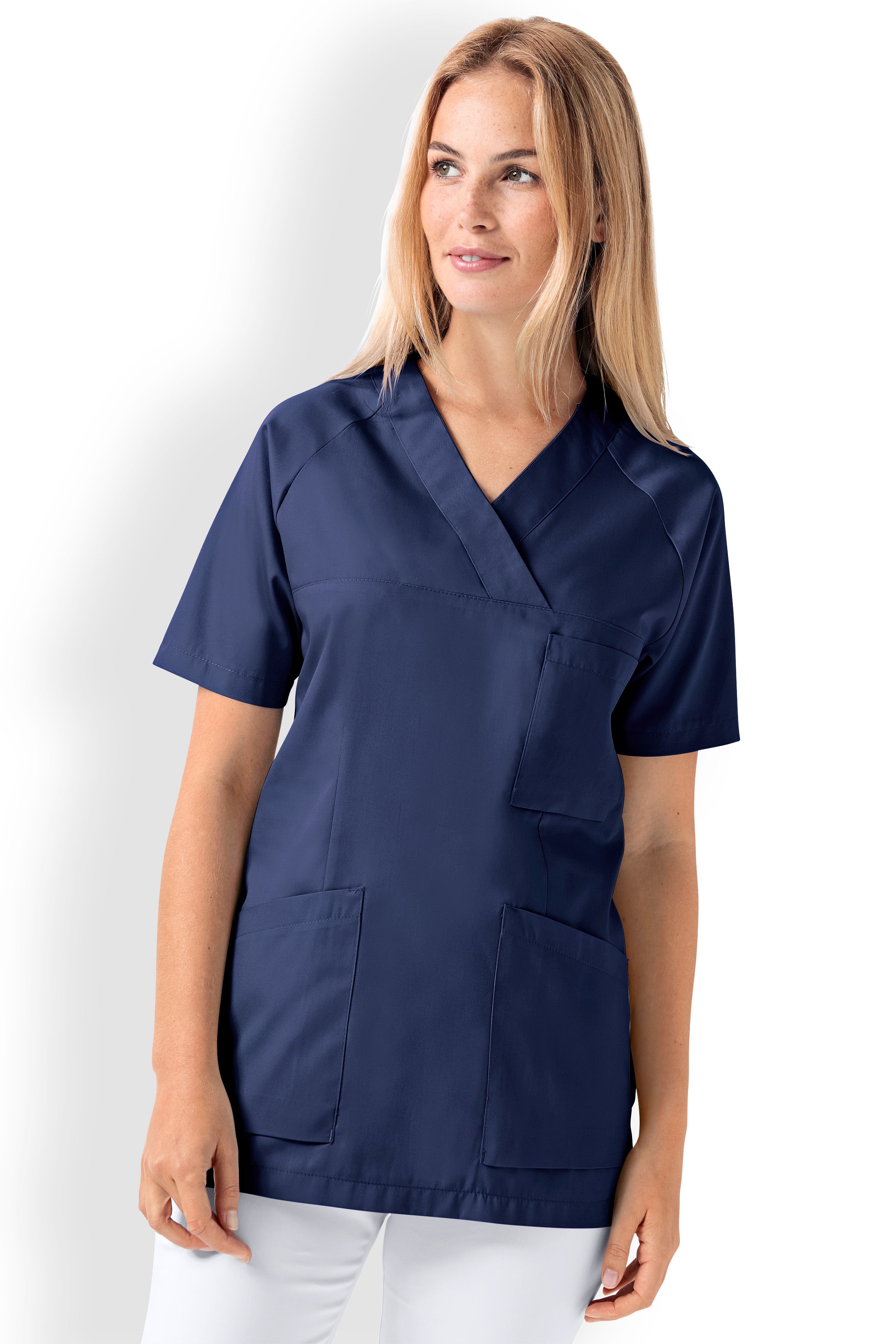 DER Kasack-Kasack Damen navy, Vorderansicht