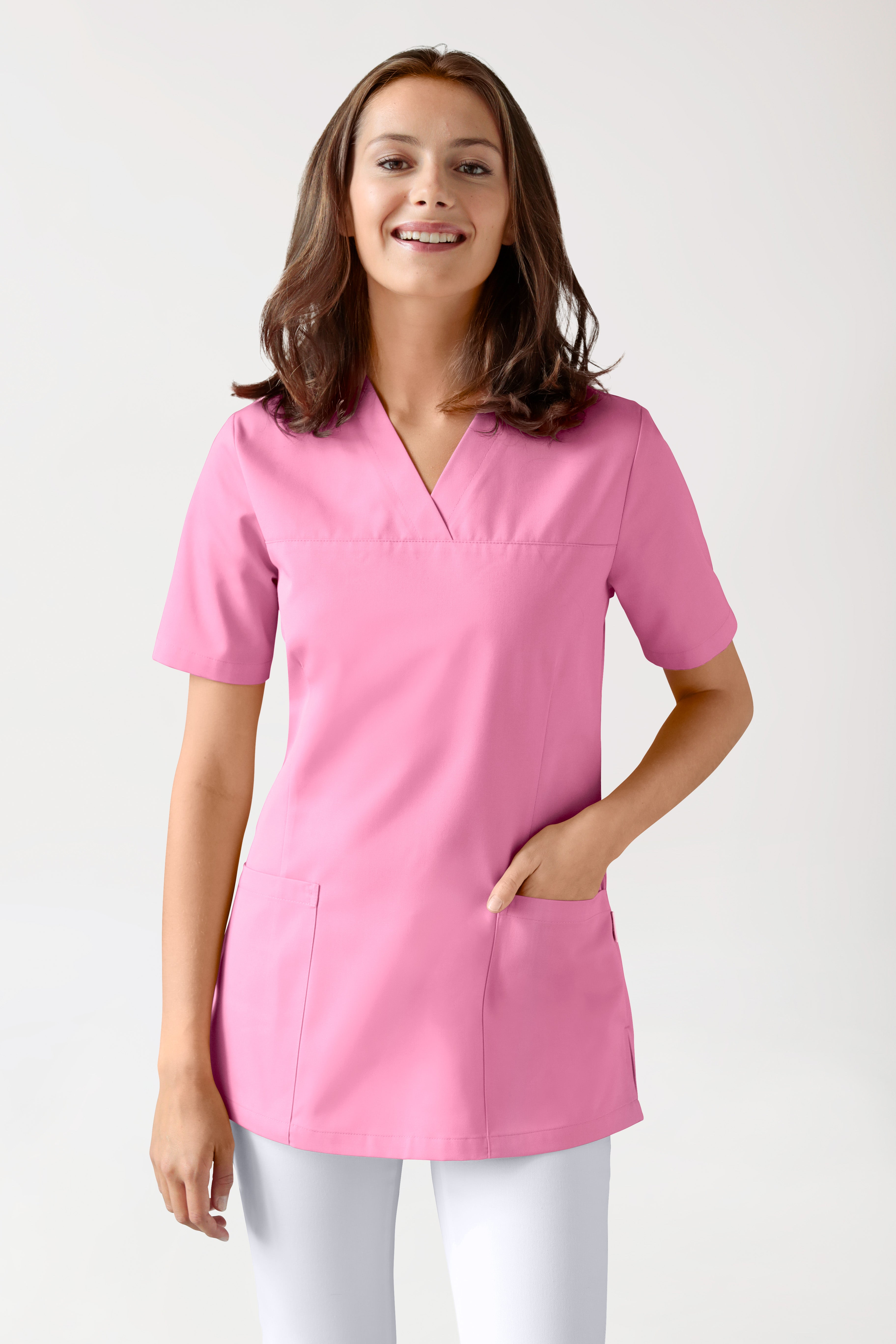 Schlupfkasack Damen Rosy Pink, Vue de face