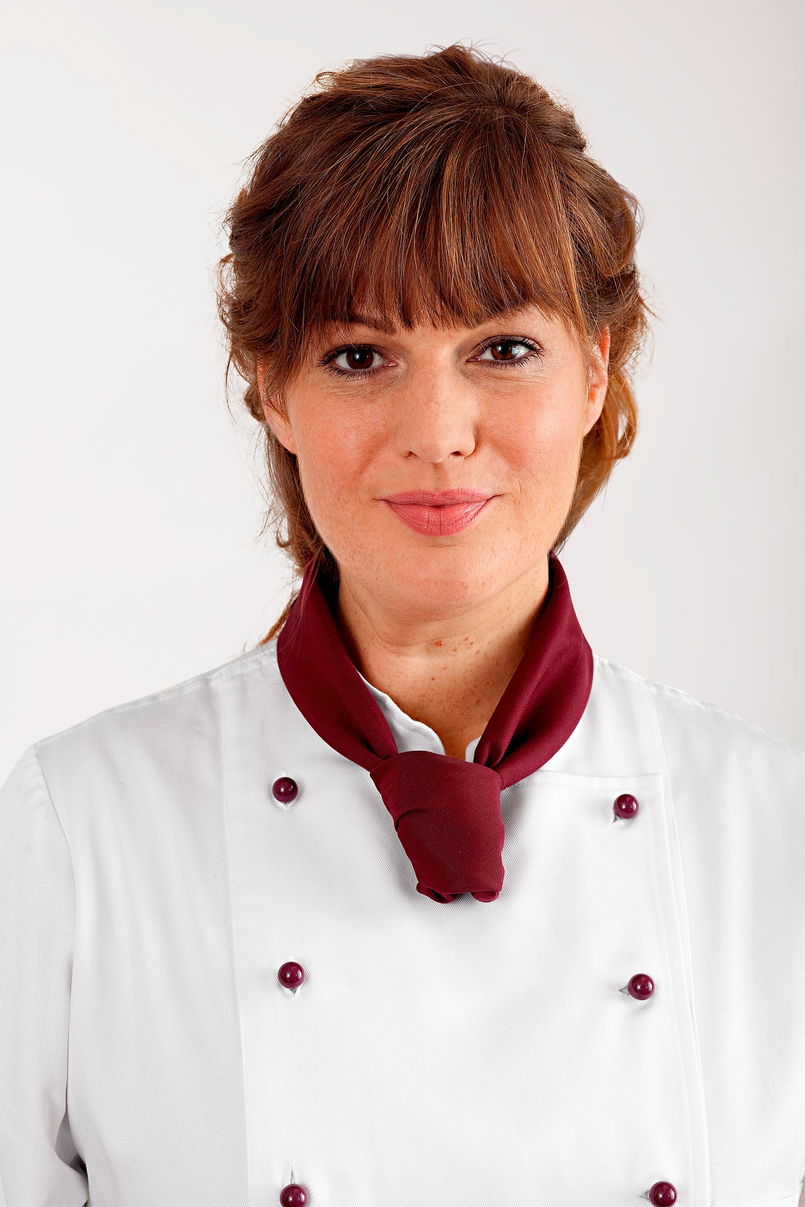 Gastro Halstuch Unisex bordeaux, Vue de face
