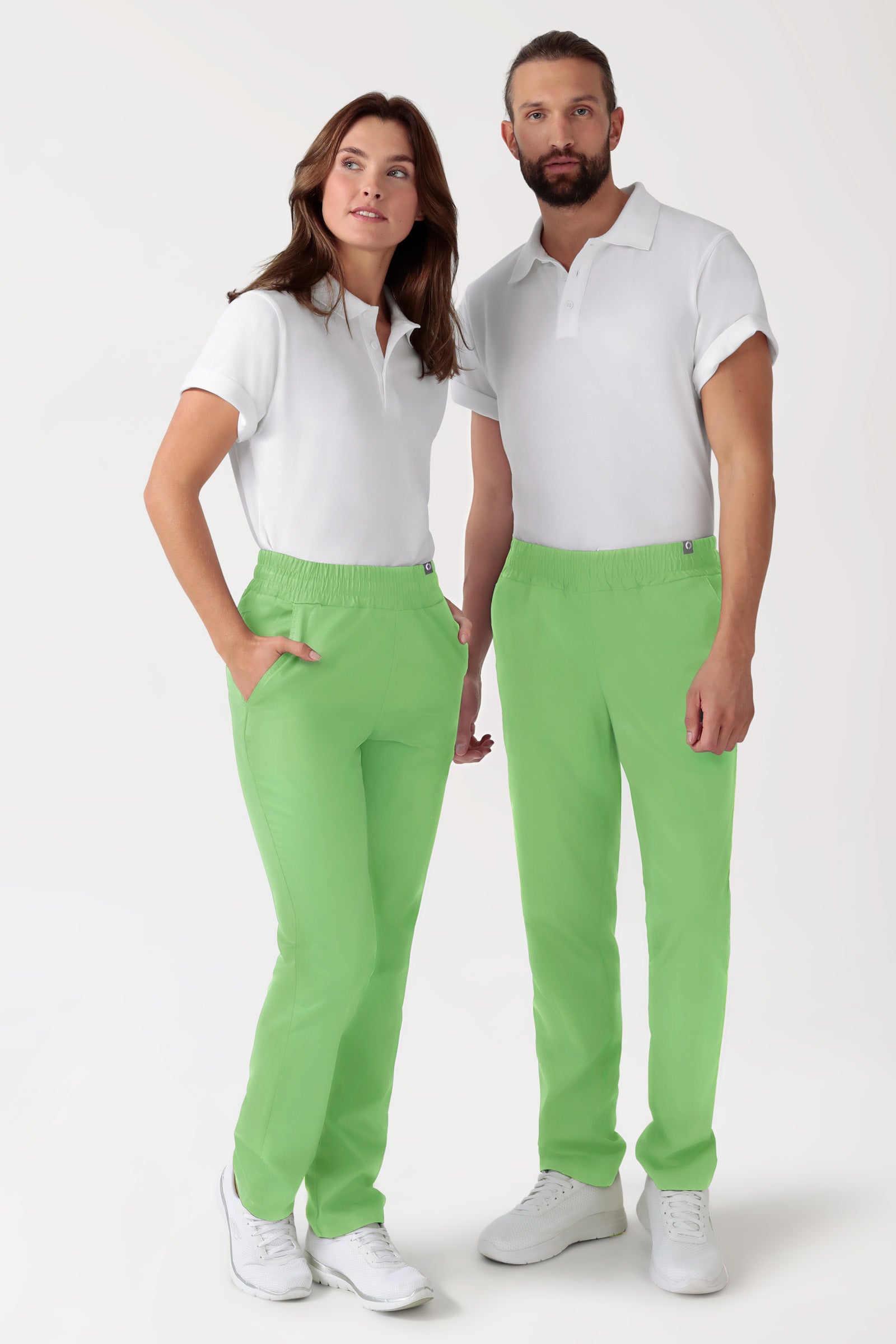 CORE Hose Unisex - hoher Bund apfelgrün, Vue de face