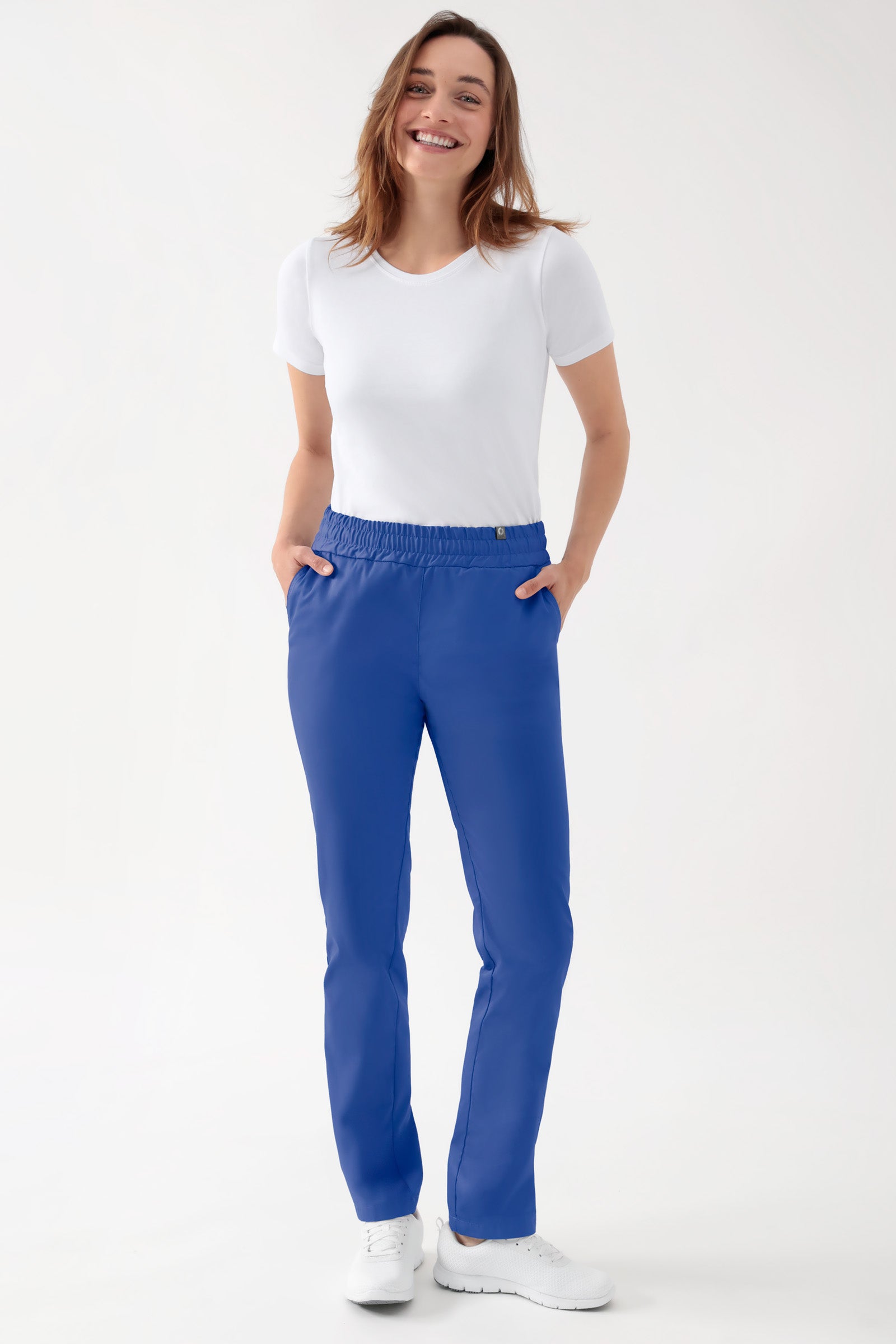 CORE Hose Unisex - hoher Bund königsblau, Vue de face