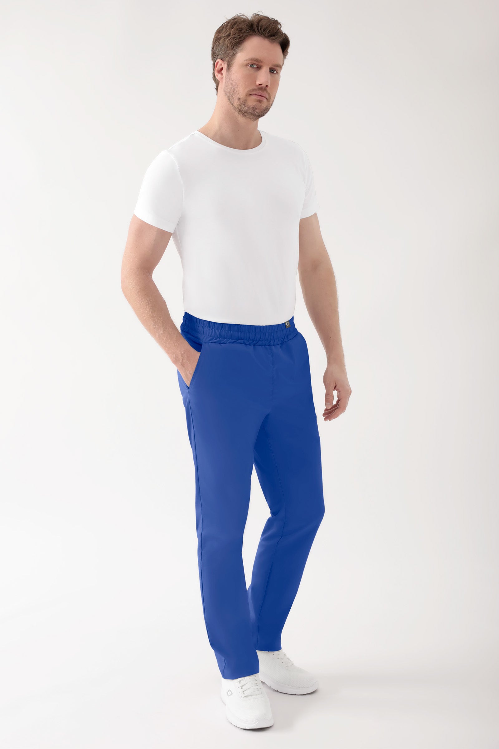 CORE Hose Unisex - hoher Bund königsblau, Vue de face