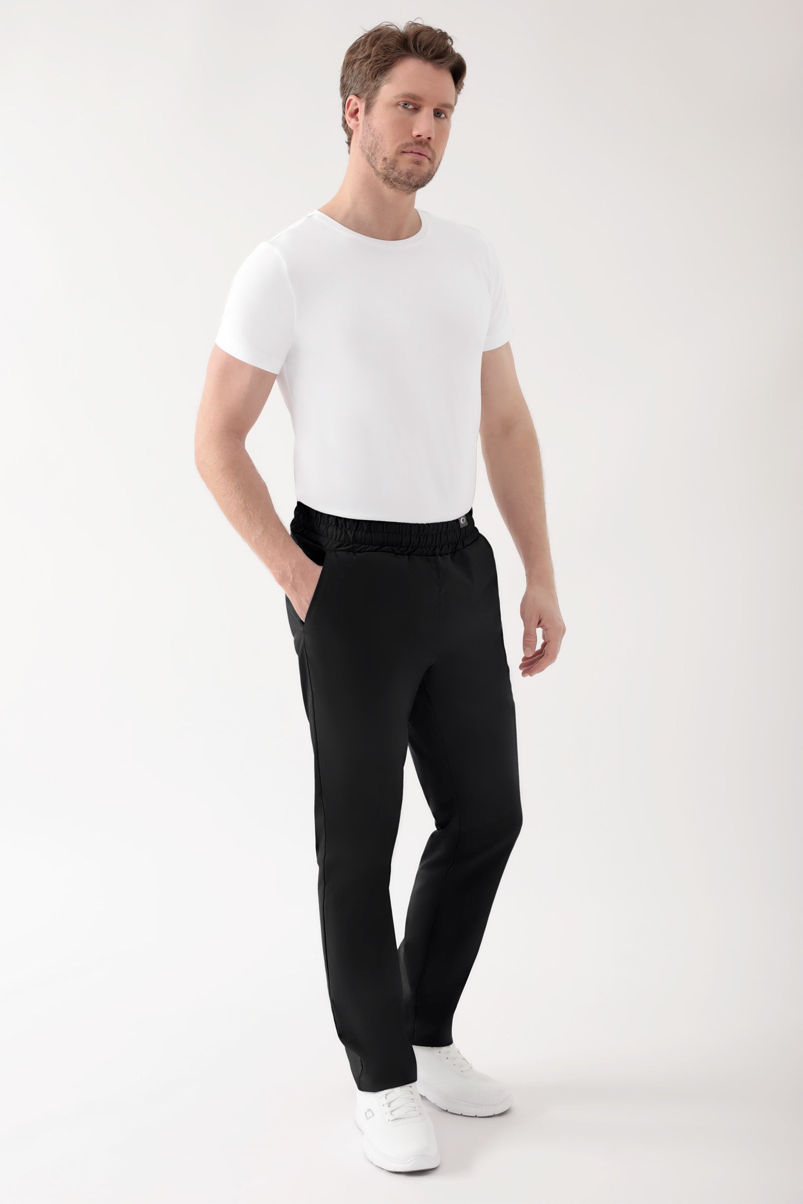 CORE Hose Unisex - hoher Bund schwarz, Vue de face