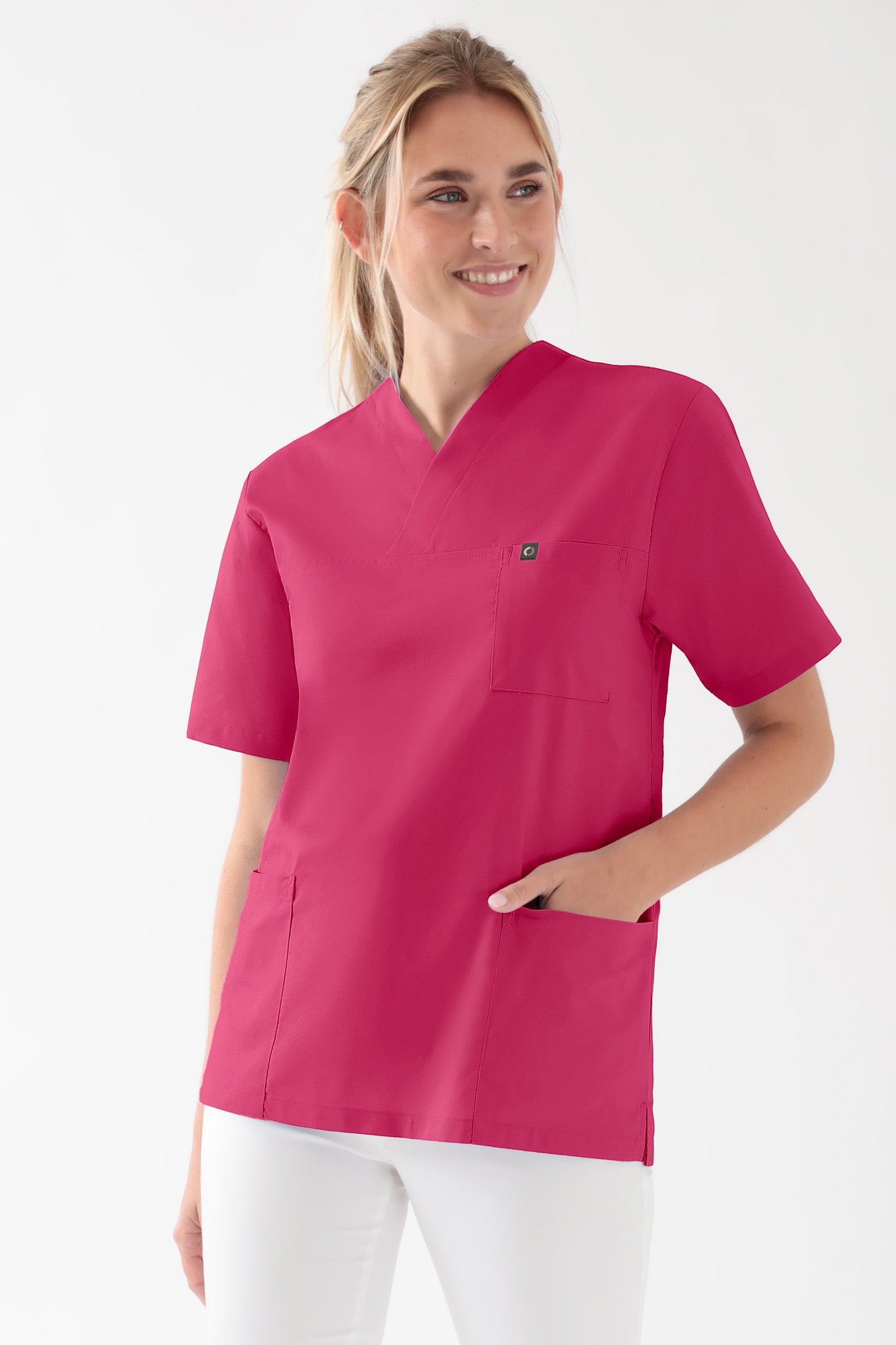 Baumwolle Schlupfkasack Unisex - Doppelpack pink, Vue de face