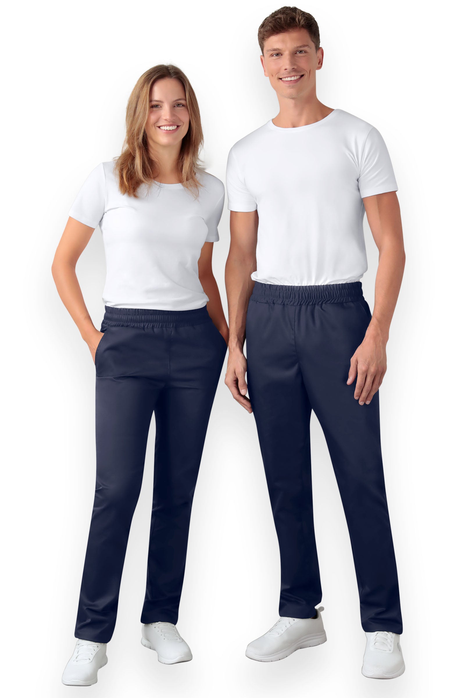 Hose Unisex - hoher Bund tinte, Vue de face