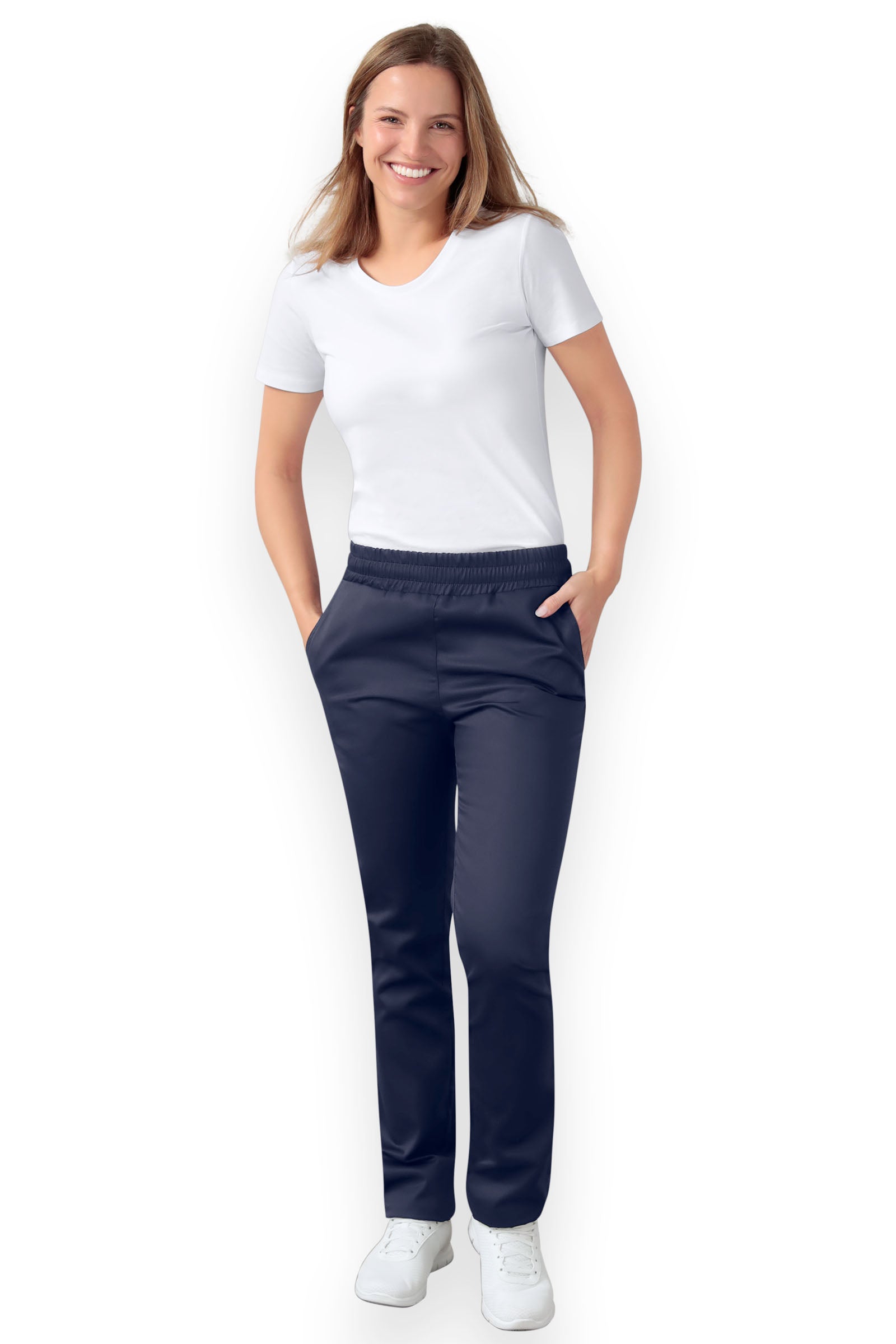 Hose Unisex - hoher Bund tinte, Vue de face