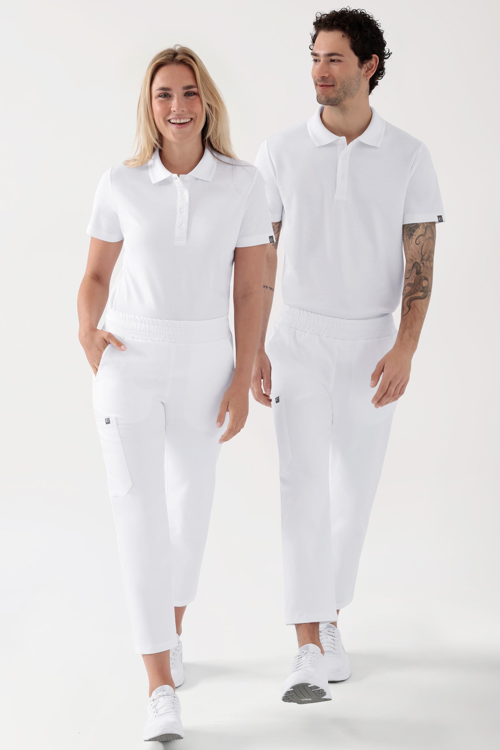 COMFY FLEX Stretch Hose Unisex - 7/8 Länge weiss