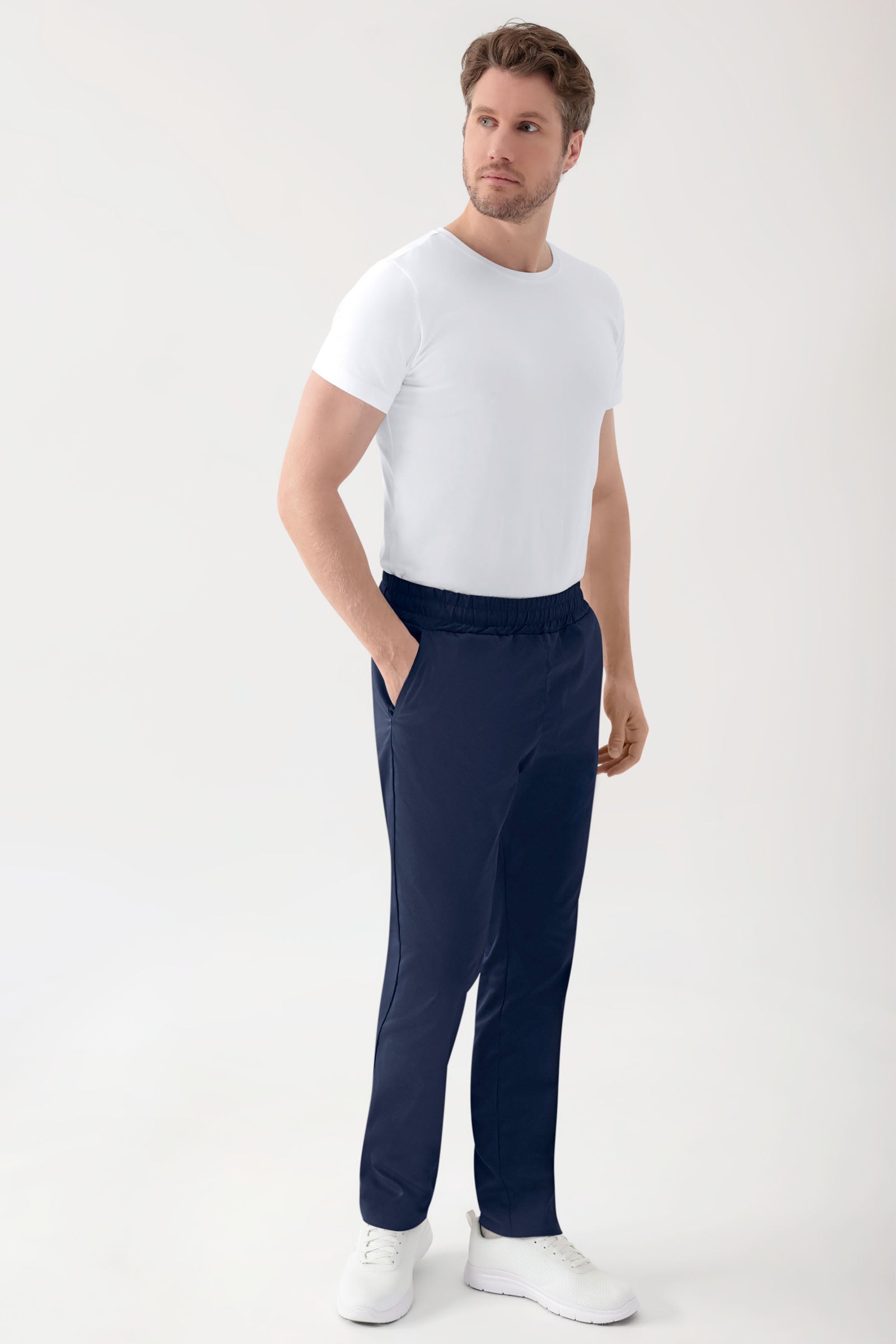 Stretch Hose Unisex - Rundumgummibund navy