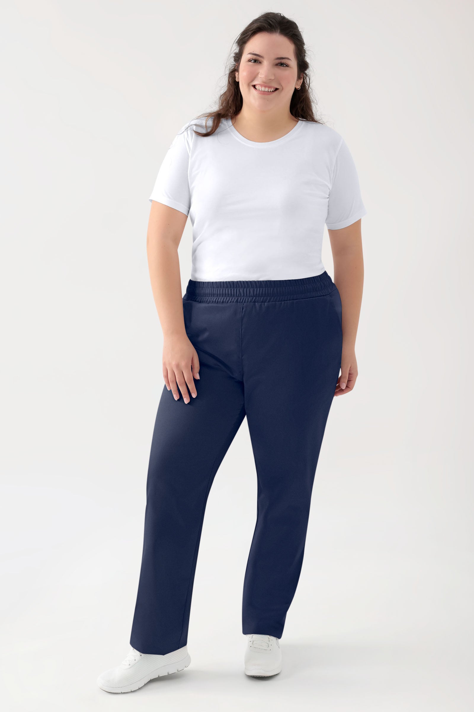 Stretch Hose Unisex - Rundumgummibund navy
