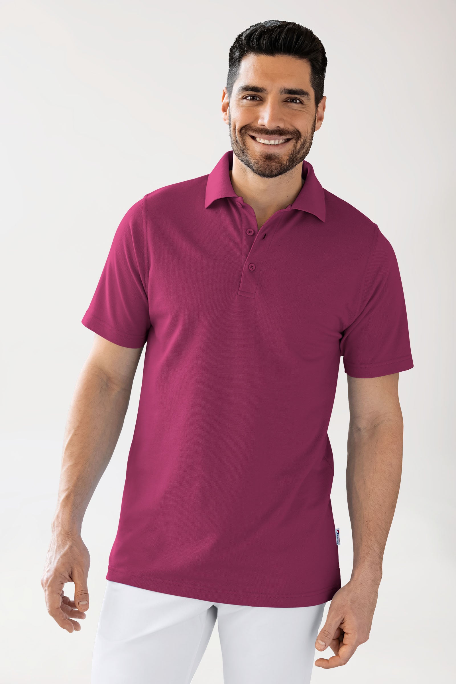 CORE Shirt Unisex - Polokragen berry