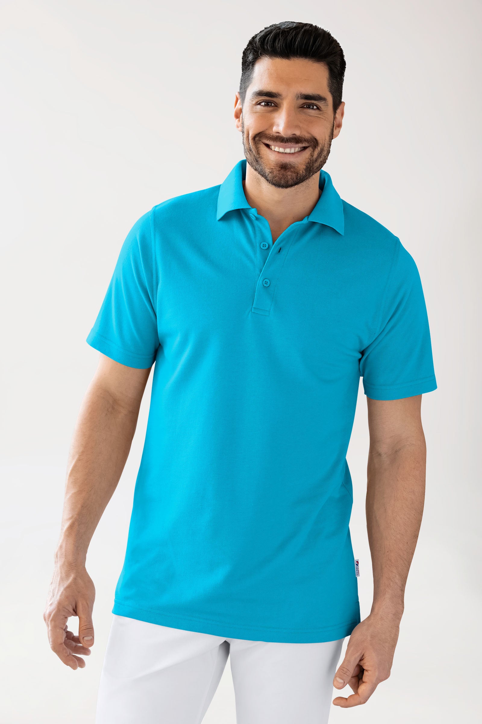 CORE Shirt Unisex - Polokragen türkis