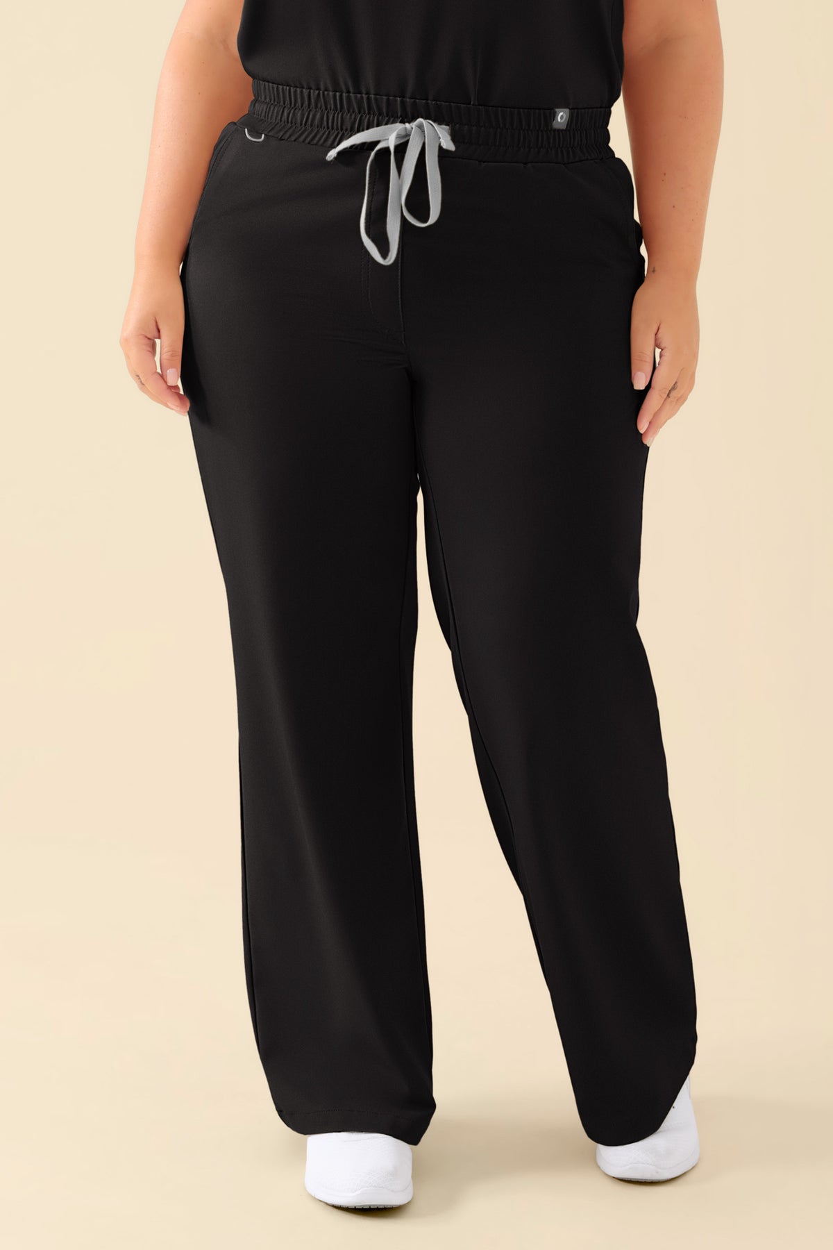 KAERE Hose Damen - weites Bein schwarz, Vue de face