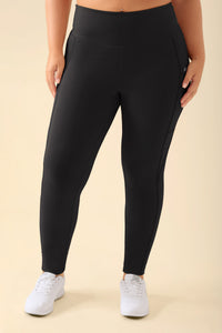 KAERE Leggings Damen - super elastisch schwarz