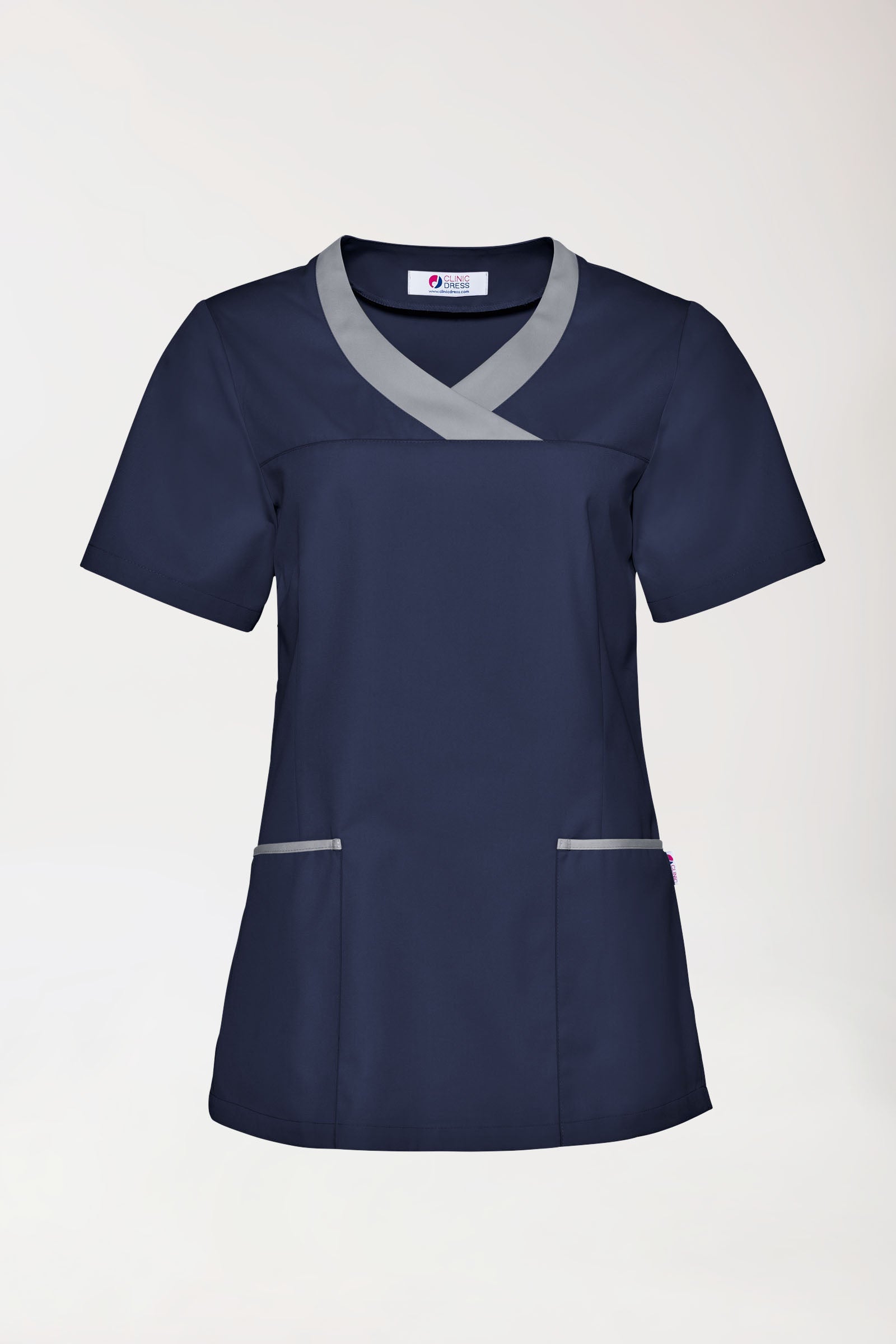 CORE Schlupfkasack Damen navy/grau, Vue de face