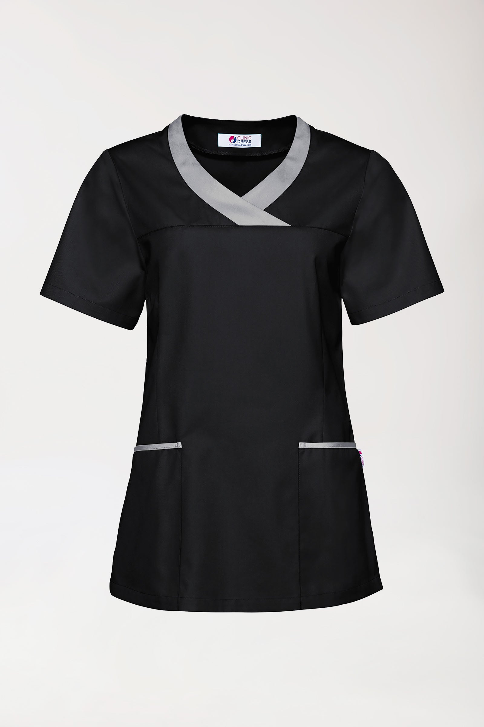 CORE Schlupfkasack Damen schwarz/grau, Vue de face