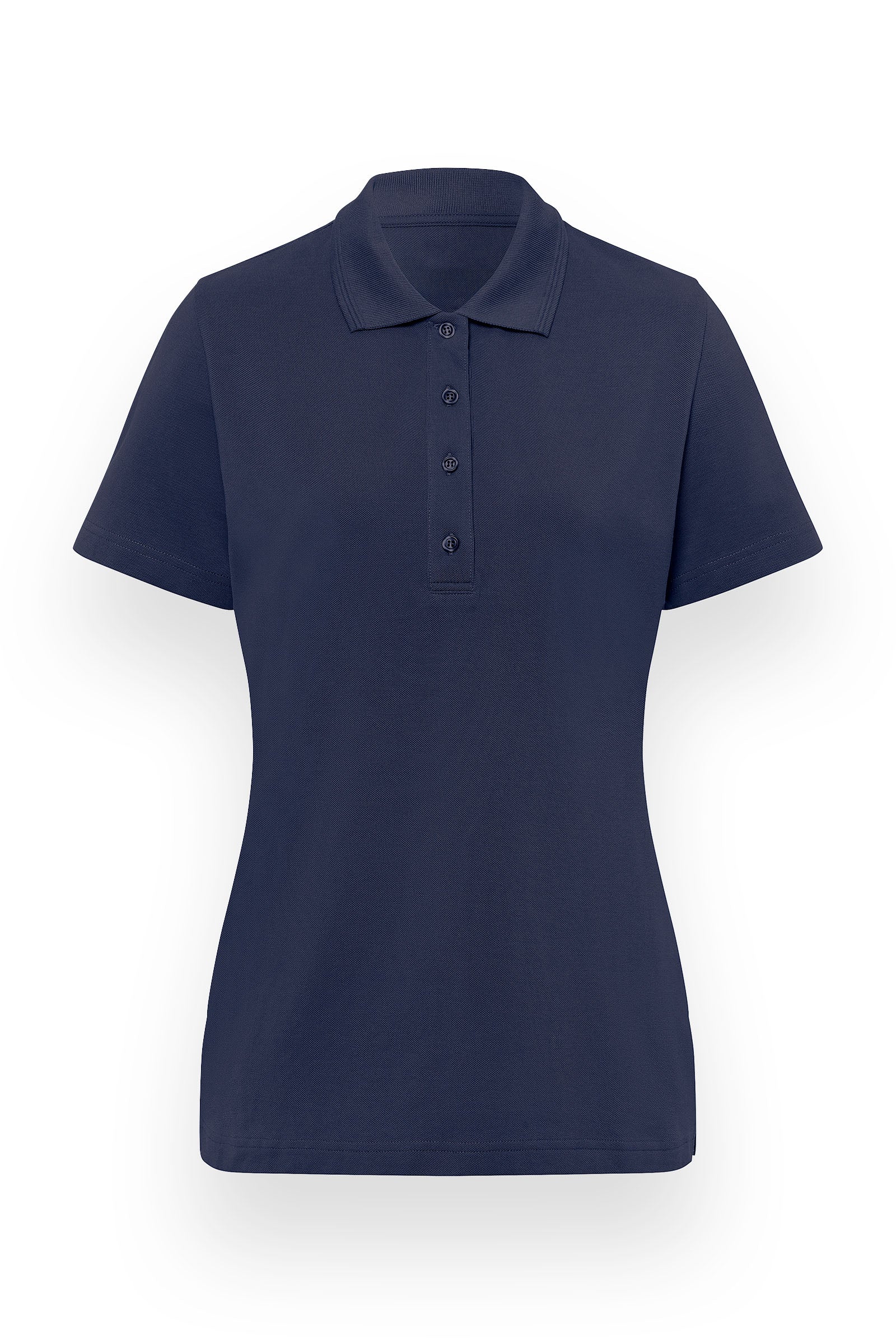 Shirt Damen - Polokragen navy