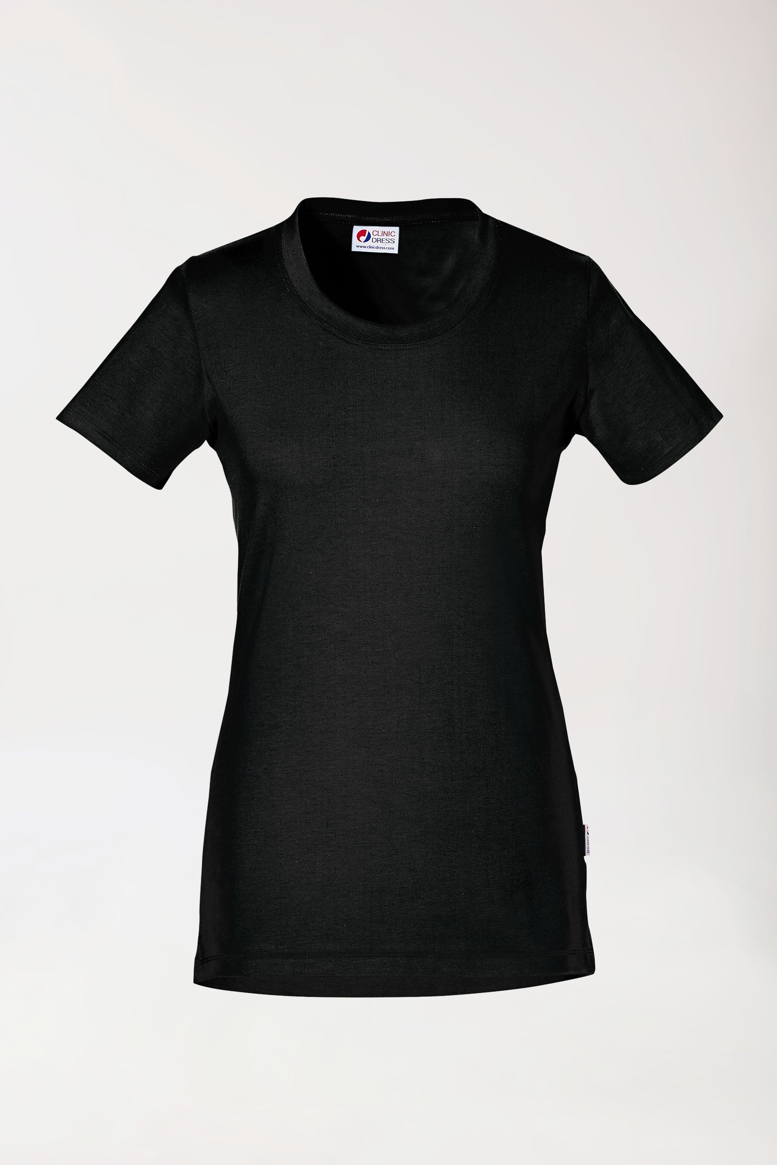 CORE Shirt Damen - Rundhals schwarz, Vue de face