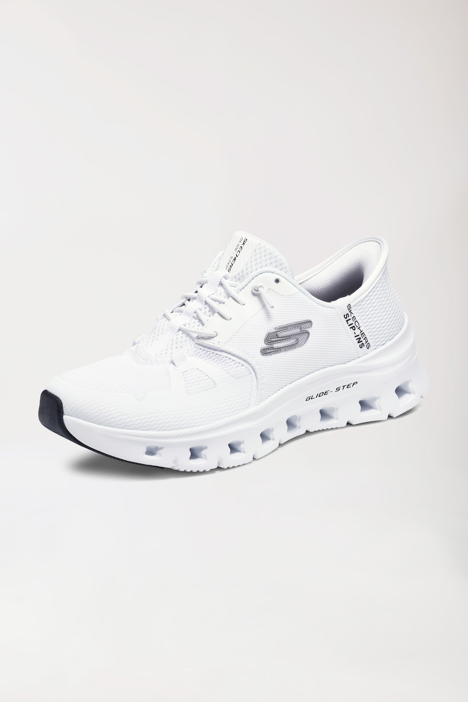 Damen Sneaker-SKECHERS Slip-ins-weiss, Vorderansicht