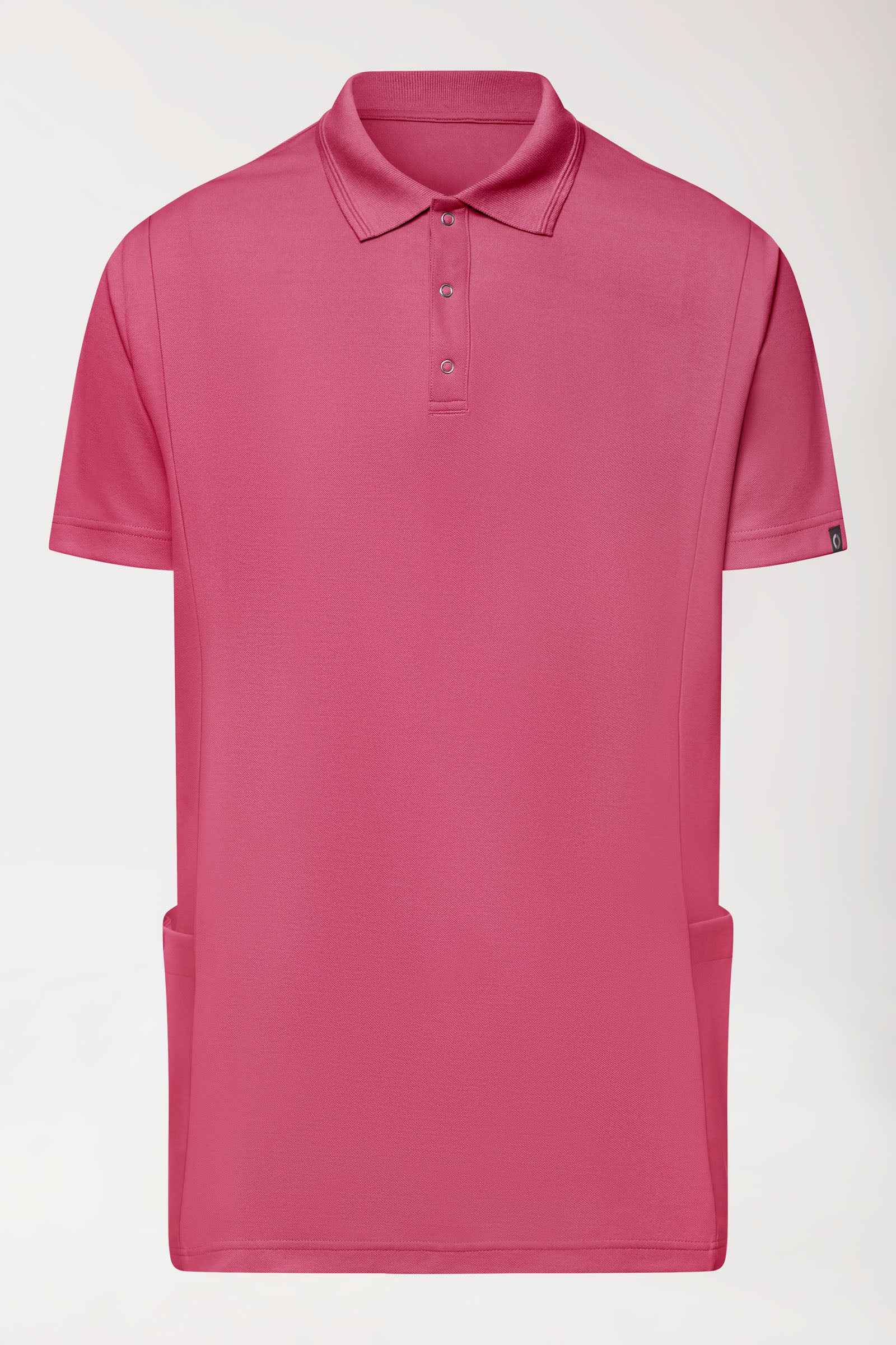 COMFY FLEX Stretch Schlupfkasack Herren - Polokragen rosenholz, Vue de face