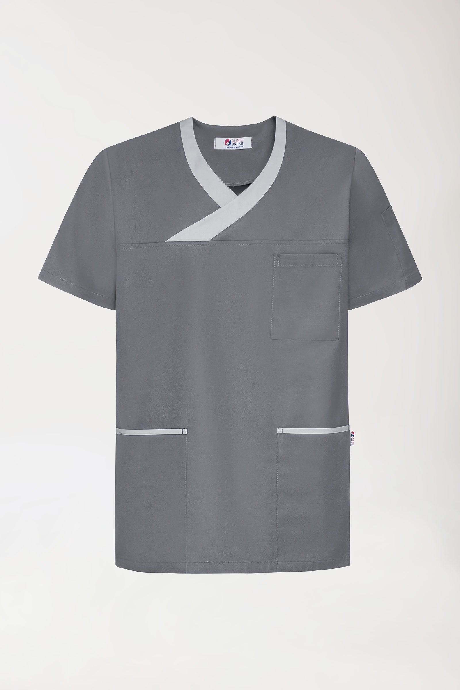 CORE Schlupfkasack Herren steingrau/grau, Vue de face