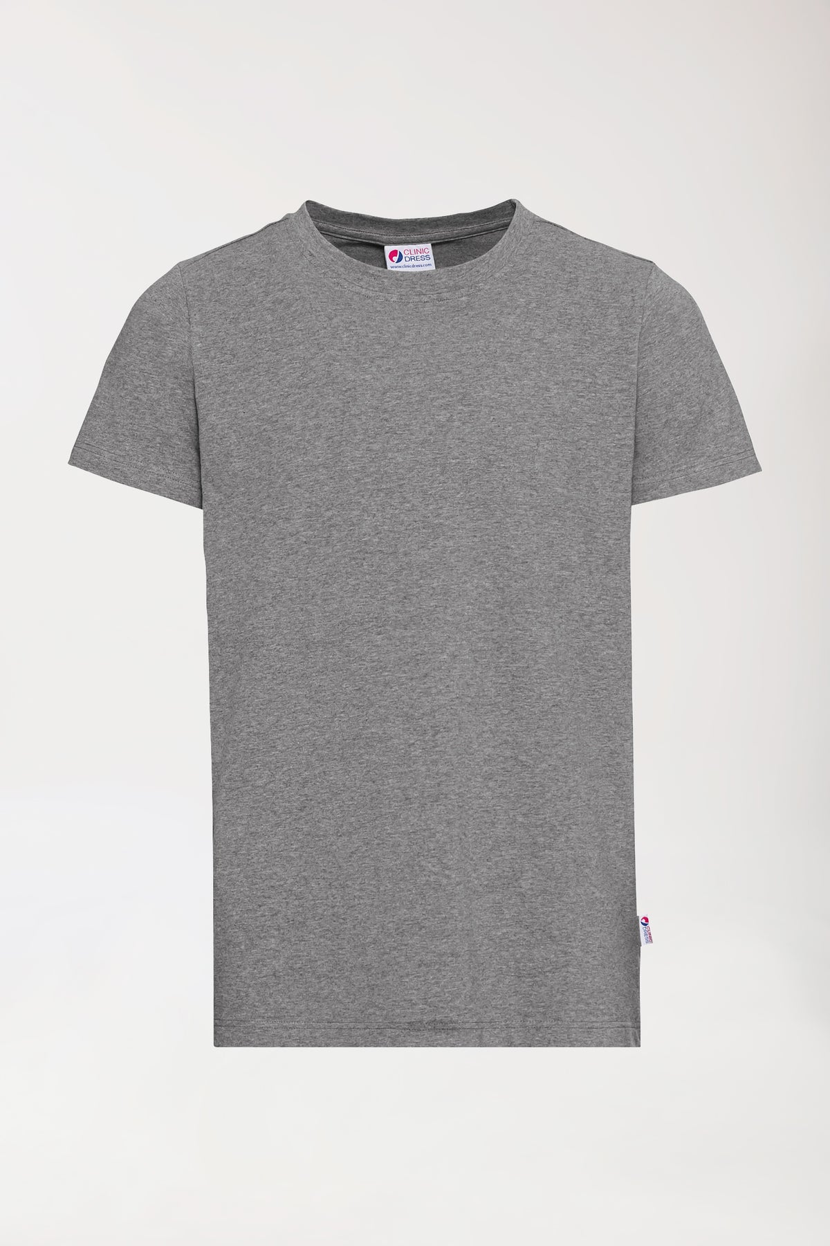 CORE Shirt Herren - Rundhals dunkelgrau melange