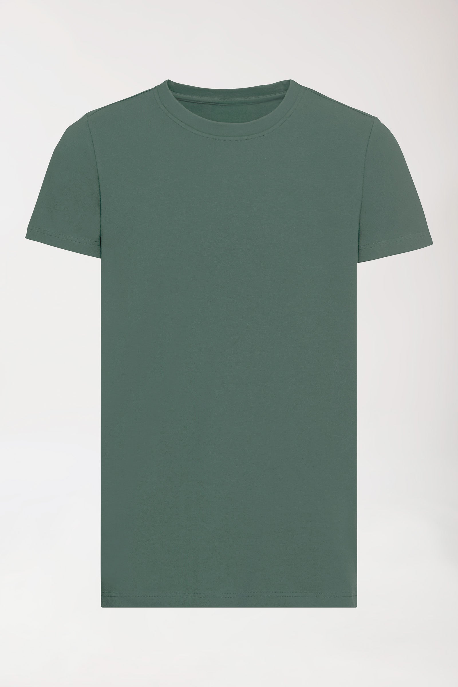 CORE Shirt Herren - Rundhalsausschnitt dunkelgrün, Vorderansicht