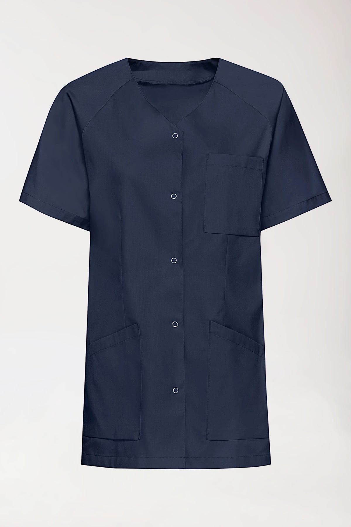 Kasack Damen - Druckknopfleiste navy, Vue de face