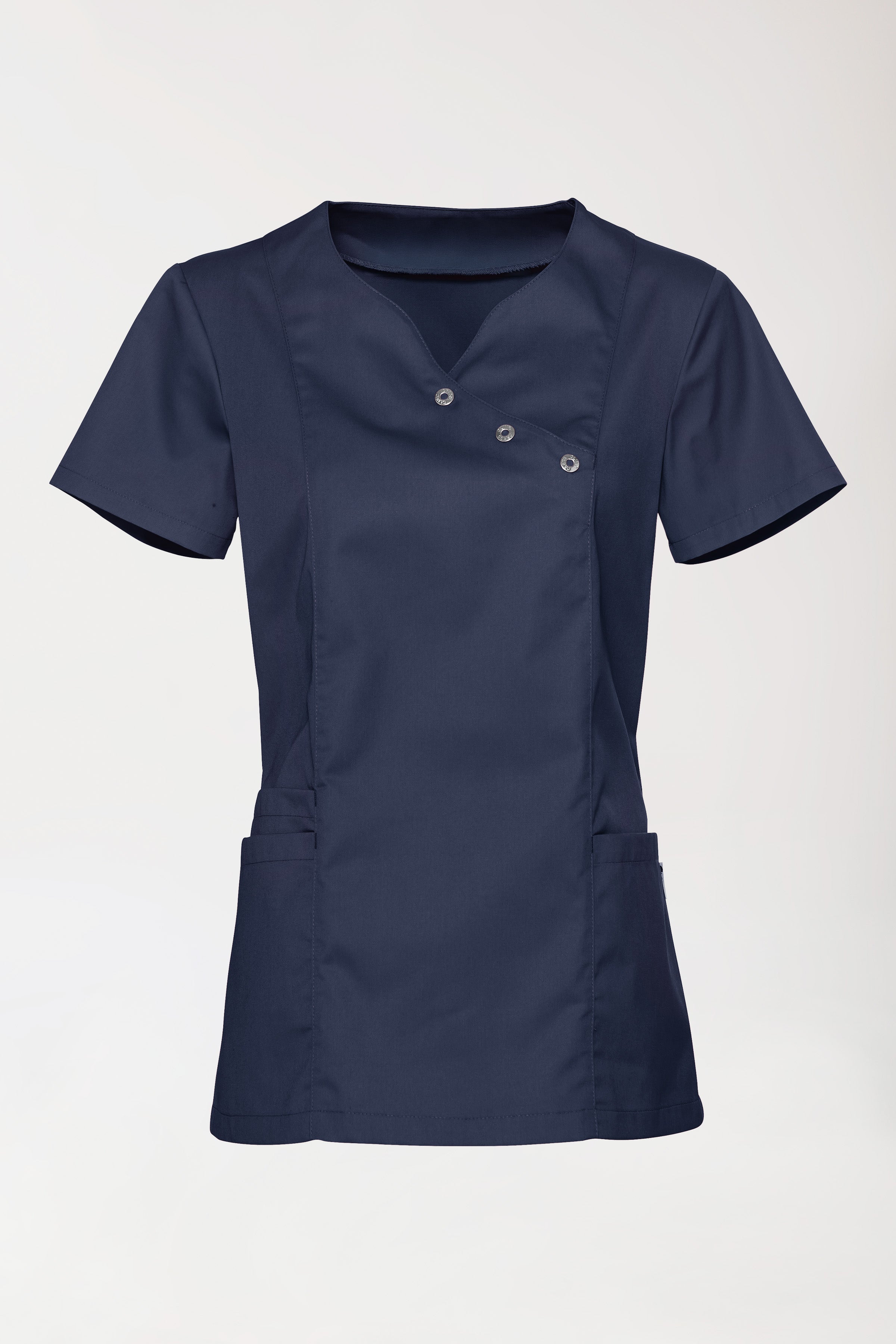 Schlupfkasack Damen - Stretch navy, Vorderansicht