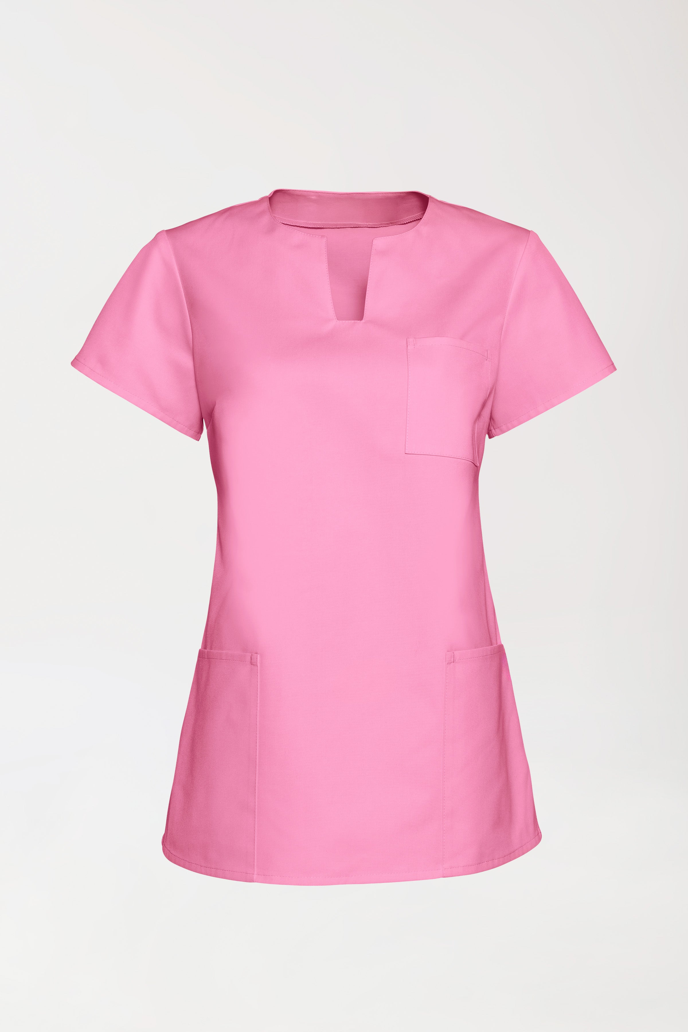 JUST STRONG Schlupfkasack Damen - eckiger Ausschnitt rosy pink, Vue de face