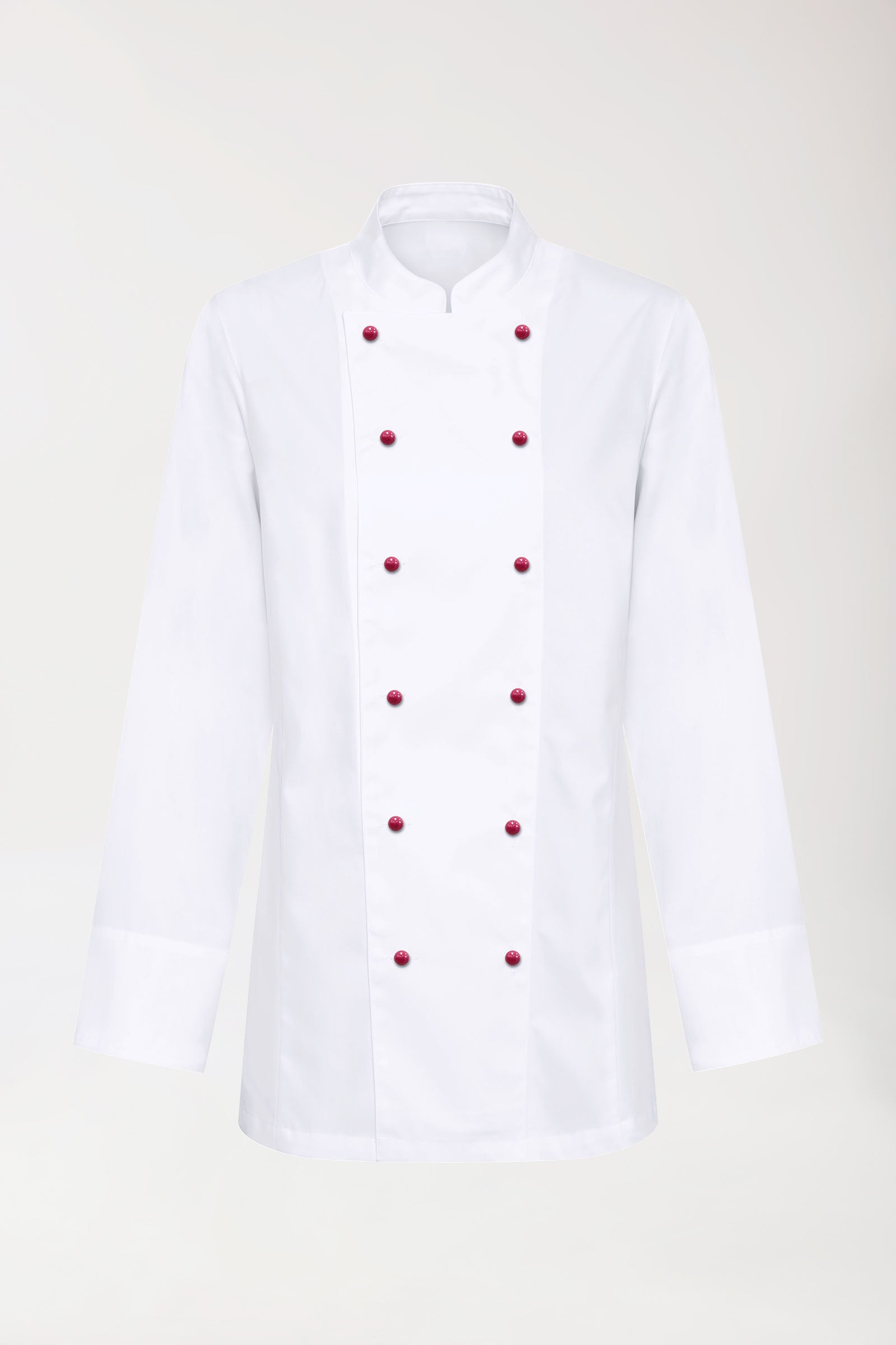 Gastro Kochjacke Damen aus Baumwolle - 1/1 Arm weiss