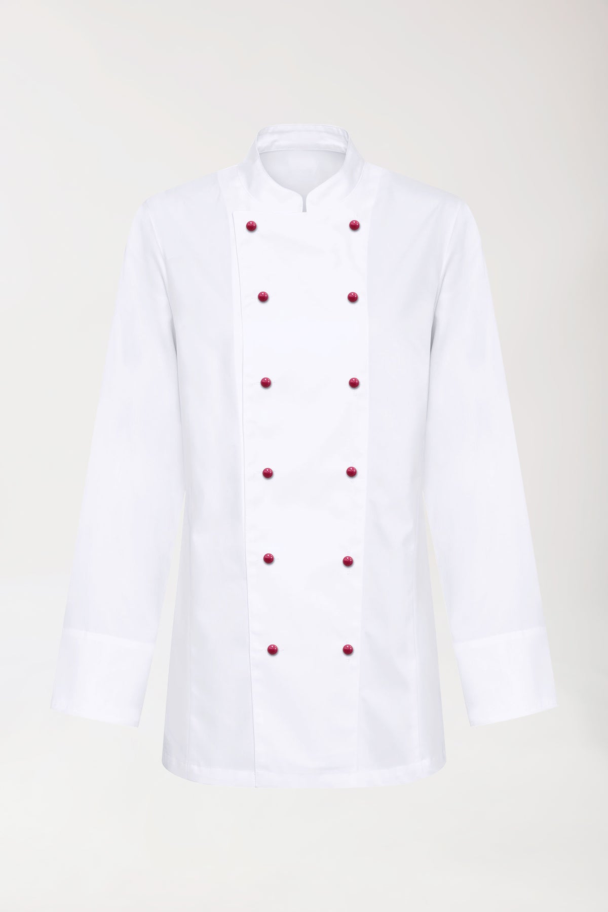Gastro Kochjacke Damen - 6er Knopfreihe - 1/1 Arm weiss