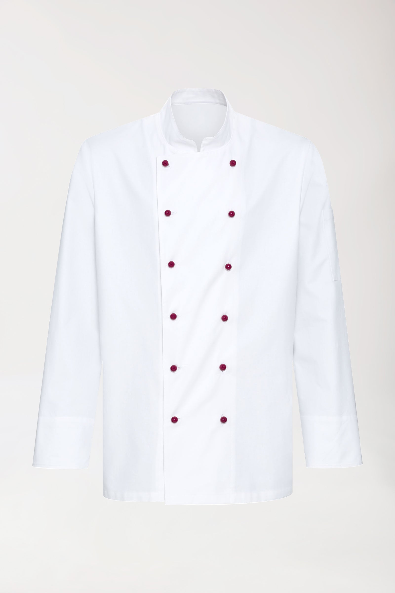 Gastro Kochjacke Herren - 6er Knopfreihe - 1/1 Arm weiss