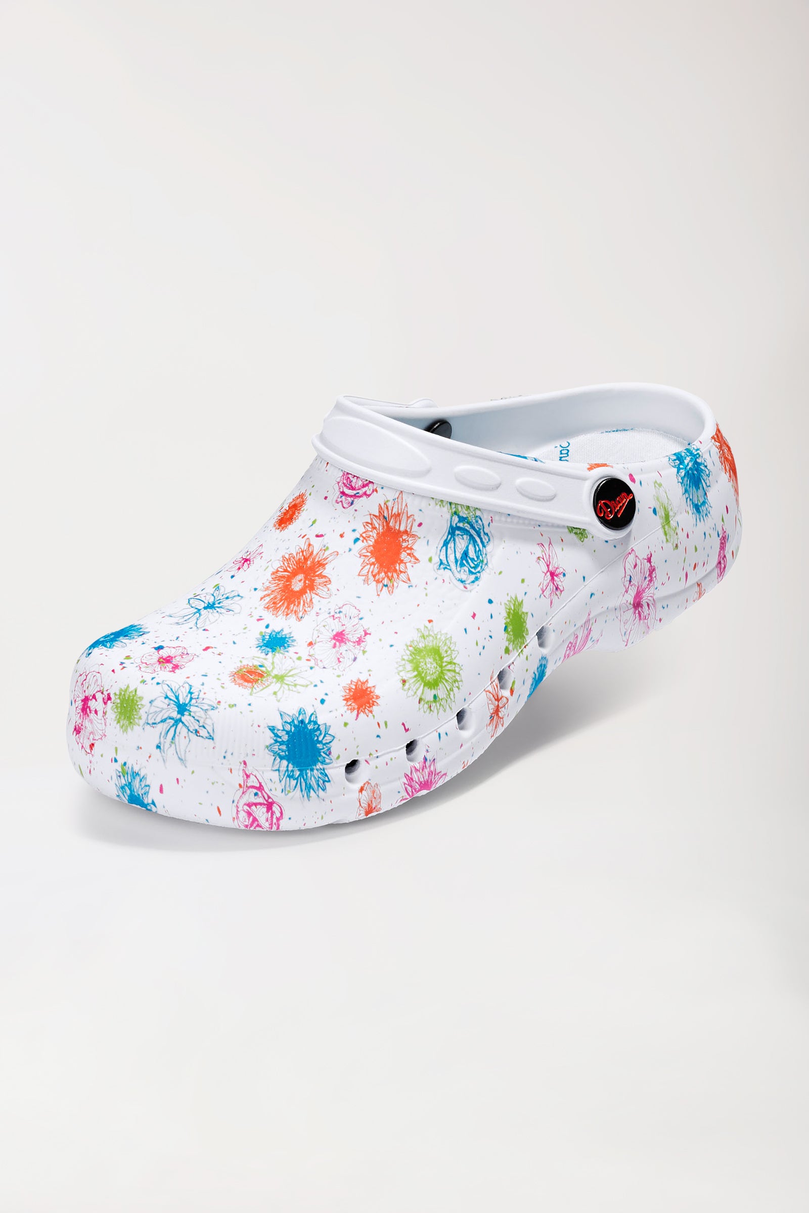 Unisex Berufsclog weiss/bunt, Vue de face