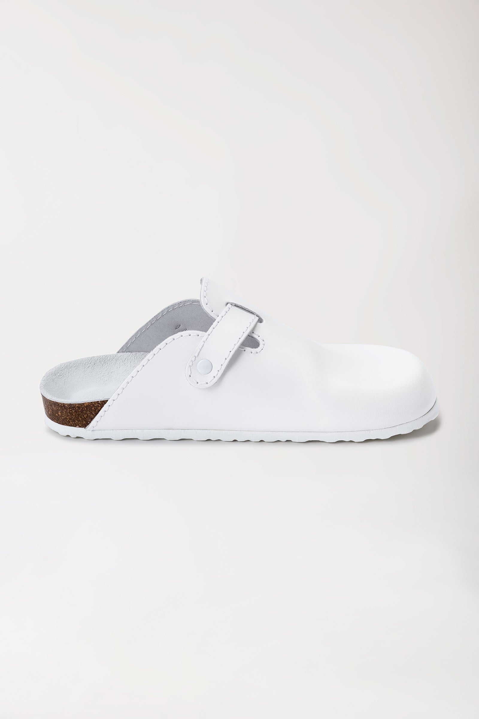 Unisex Clog weiss, Vorderansicht