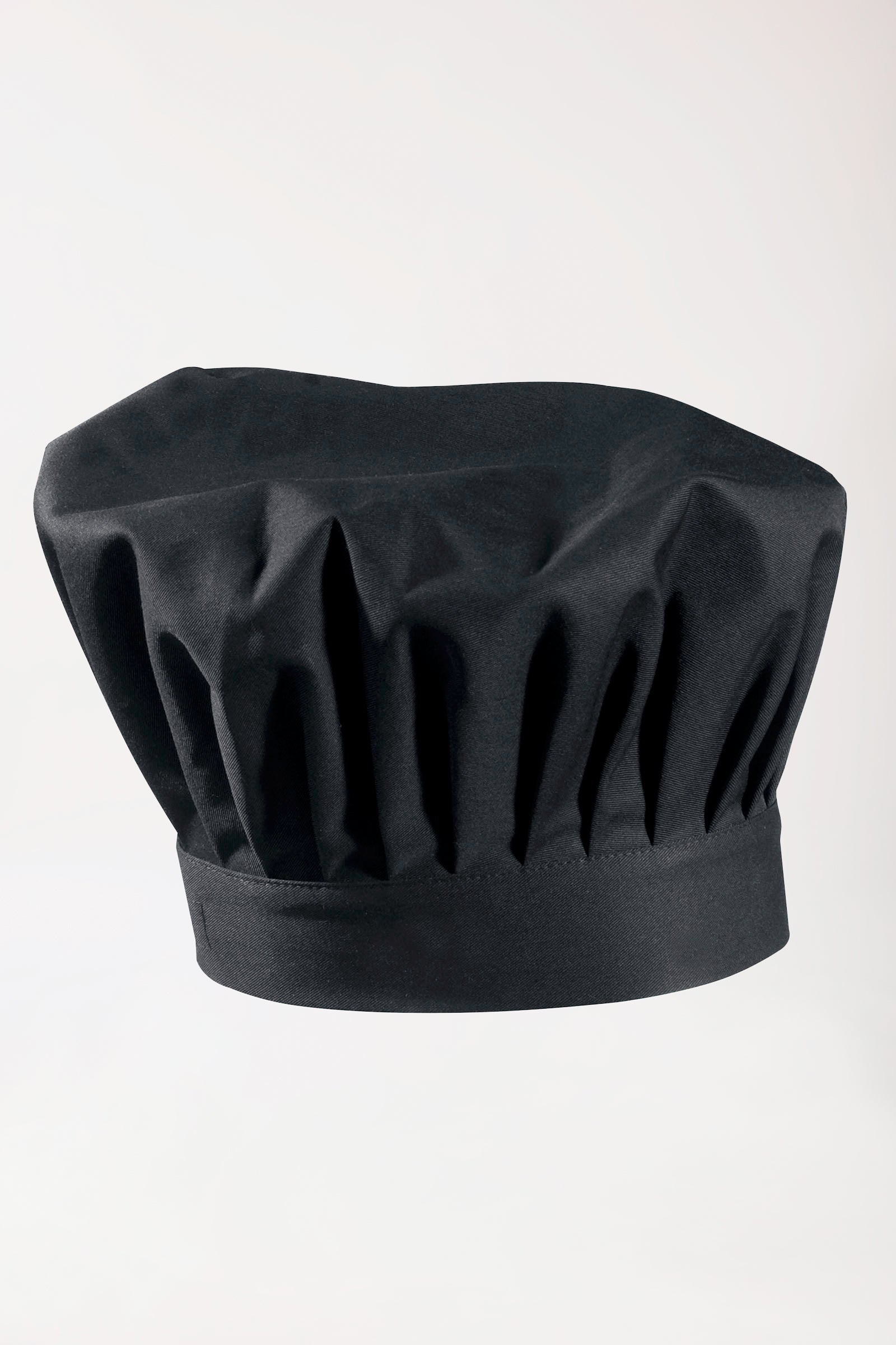 Gastro Kochmütze Unisex schwarz, Vue de face