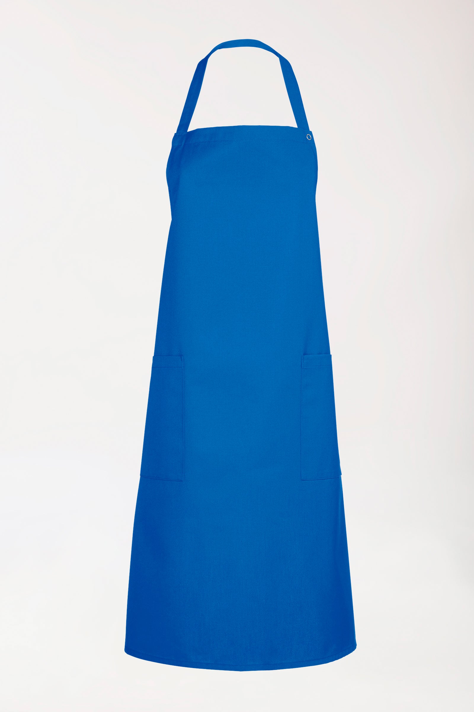 Latzschürze Royalblau Unisex, Vue de face