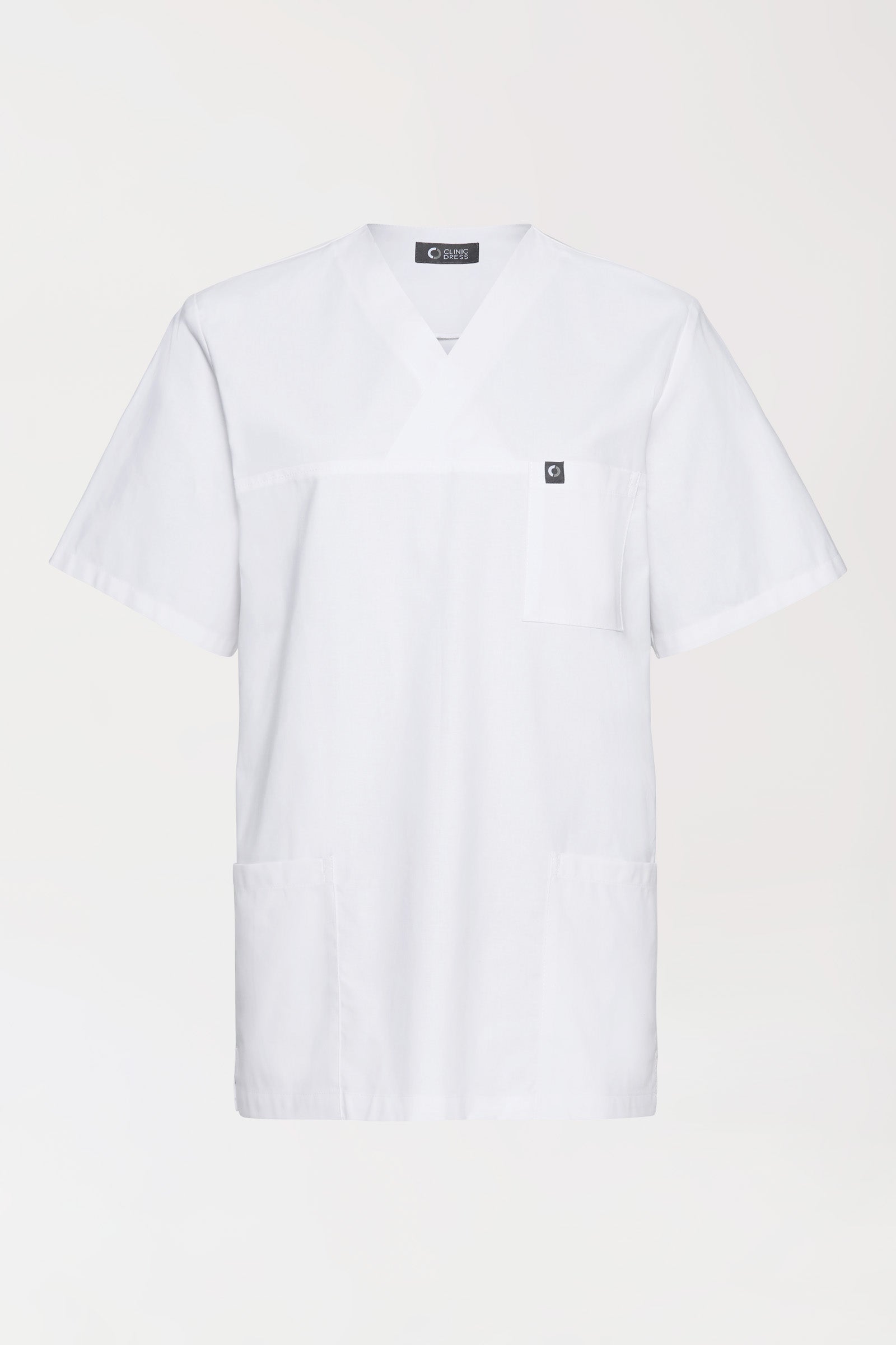 Baumwolle Schlupfkasack Unisex - Doppelpack weiss, Vorderansicht