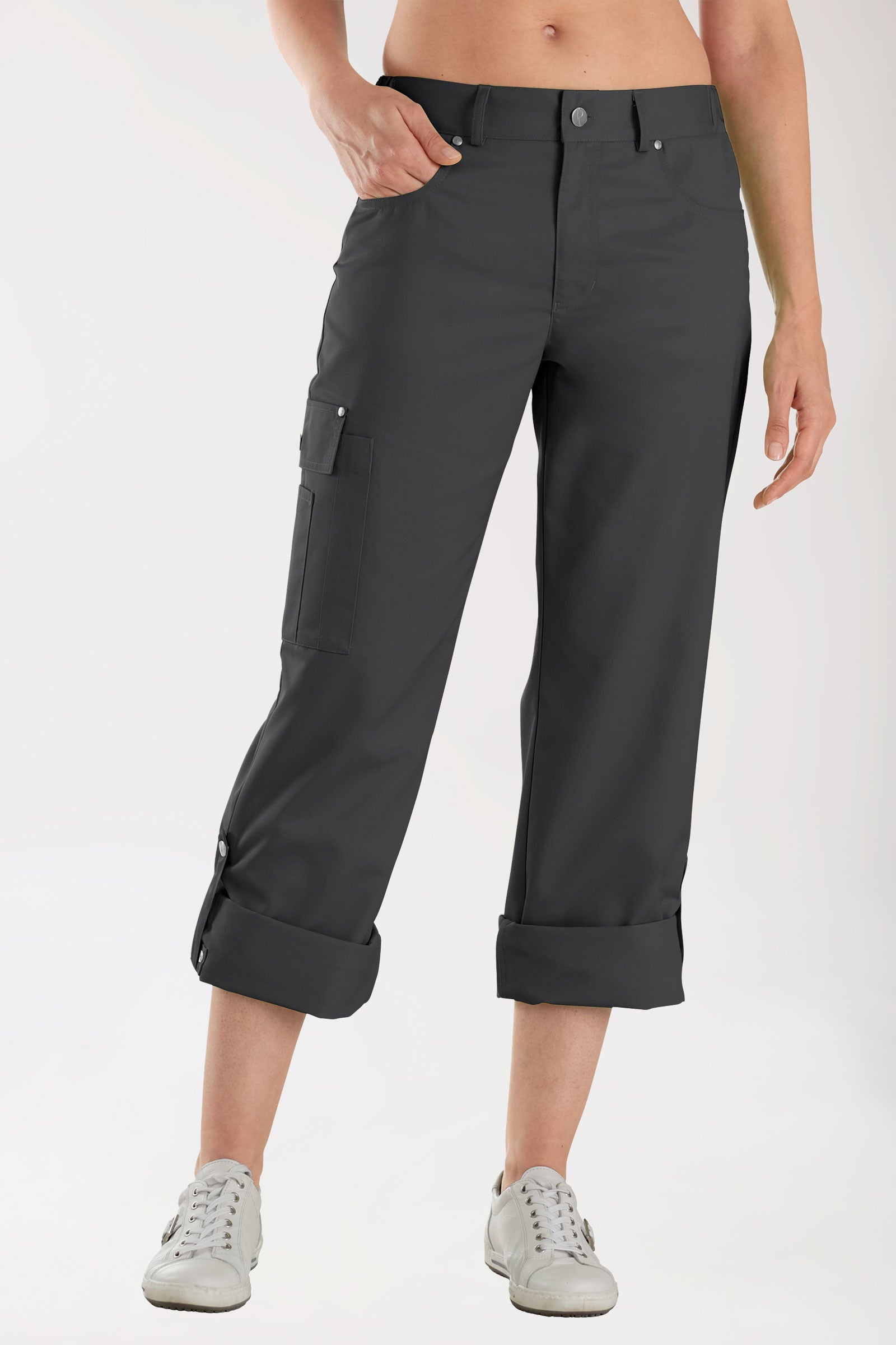 JUST STRONG Hose Unisex - Teilgummibund anthrazit