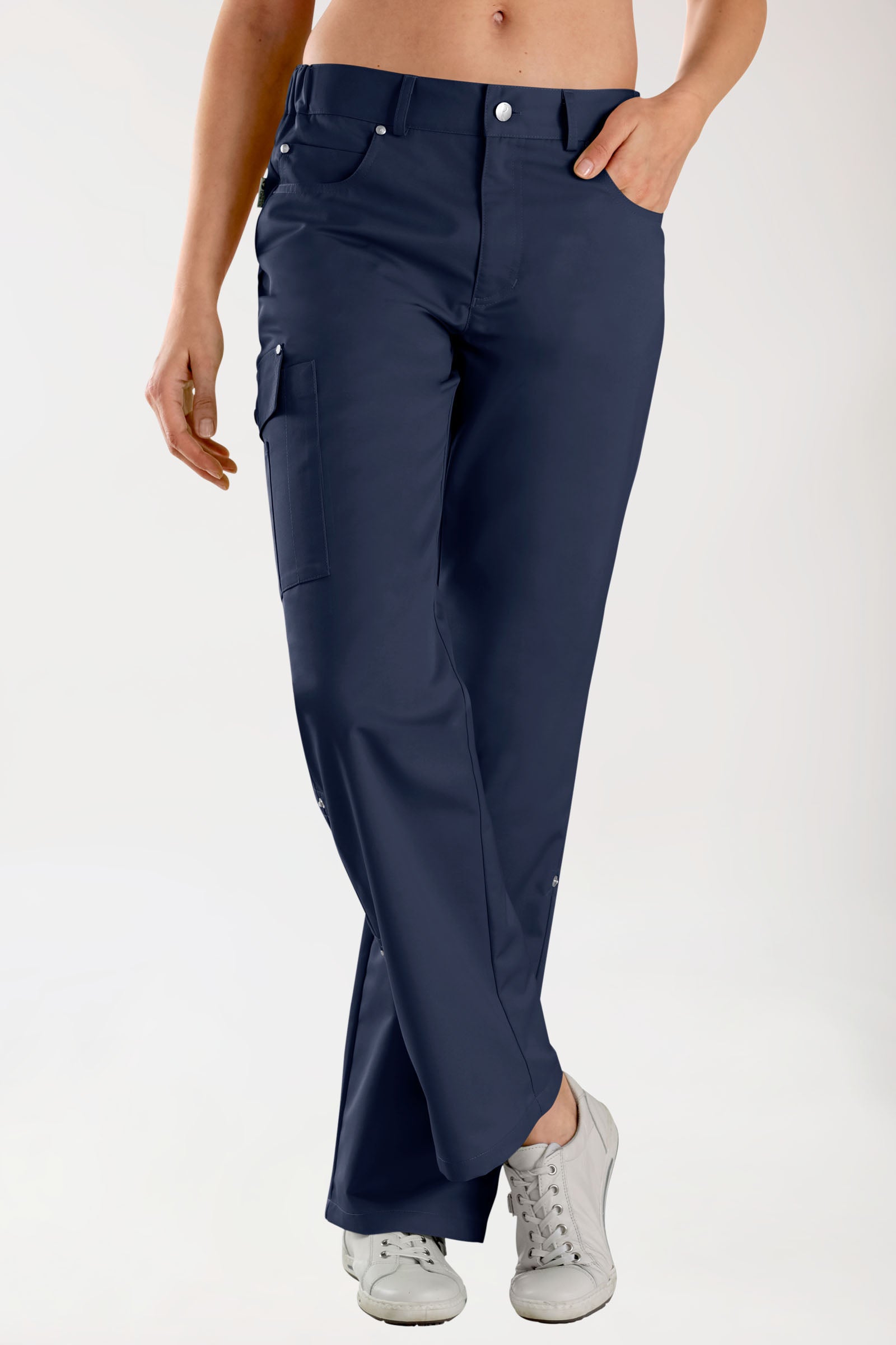 JUST STRONG Hose Unisex - Teilgummibund navy, Vue de face