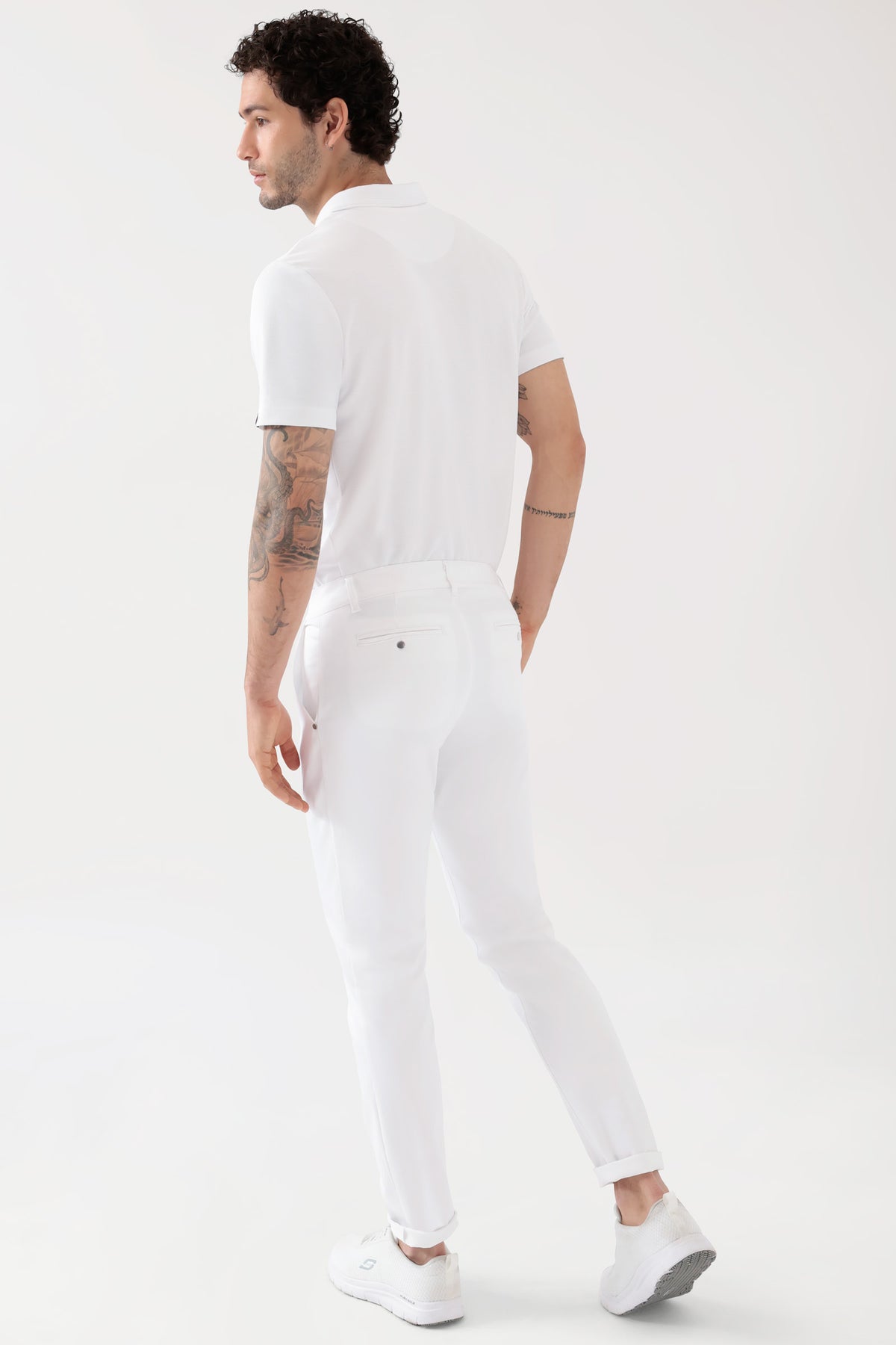 COMFY FLEX Hose Herren - Chino Style weiss