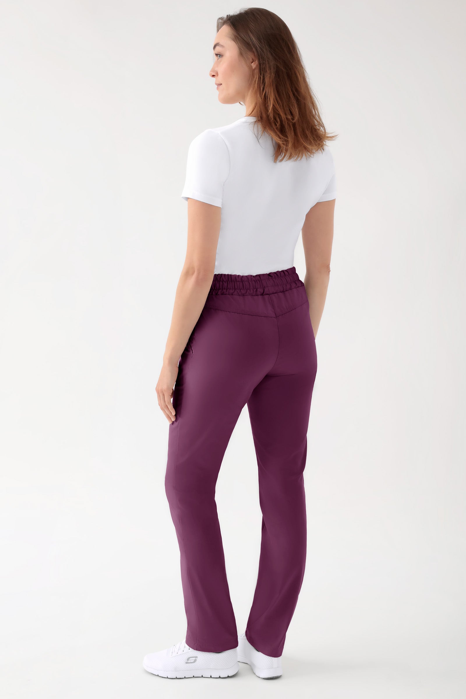 CORE Hose Unisex - hoher Bund pflaume, Vue de dos 