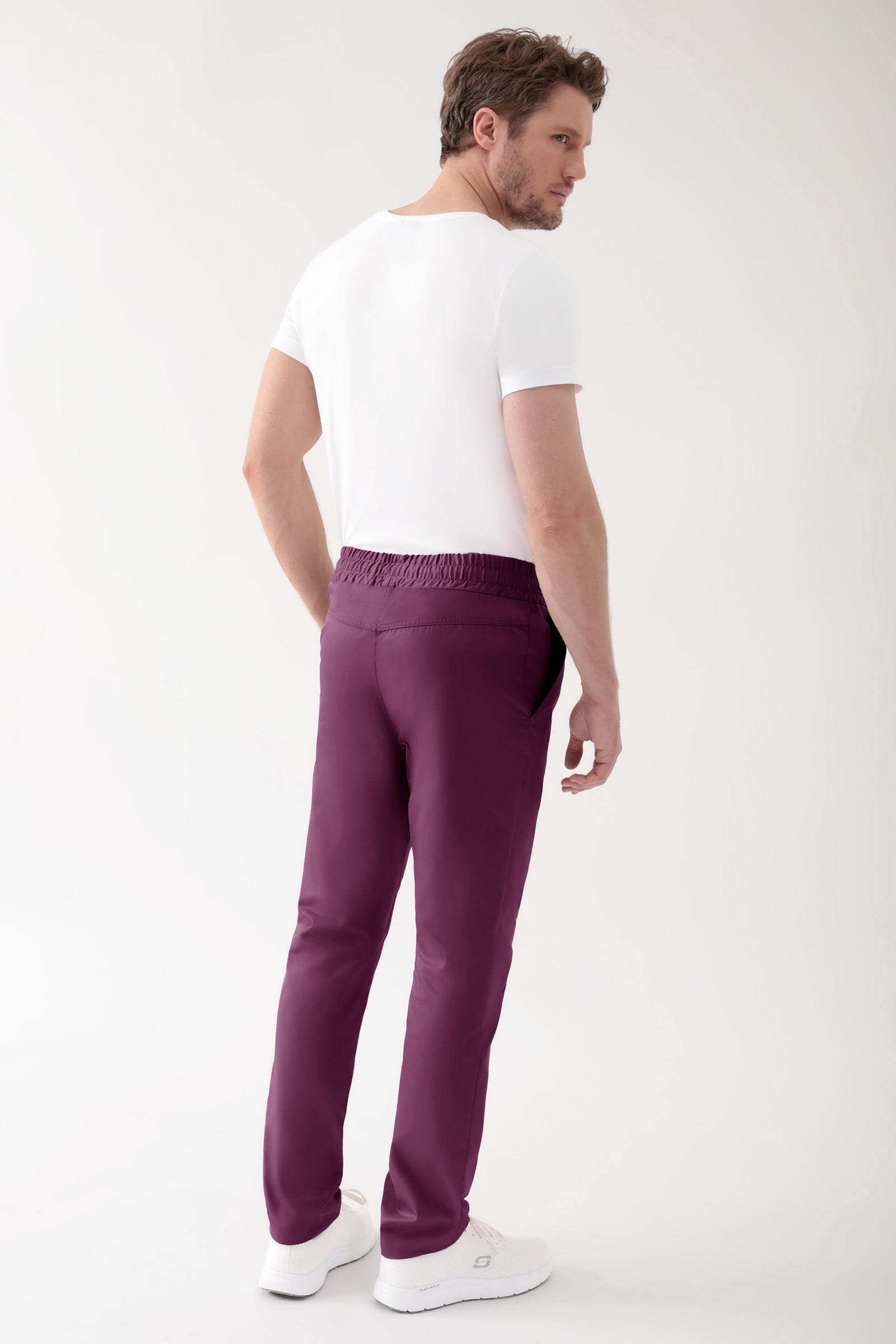 CORE Hose Unisex - hoher Bund pflaume, Vue de dos 