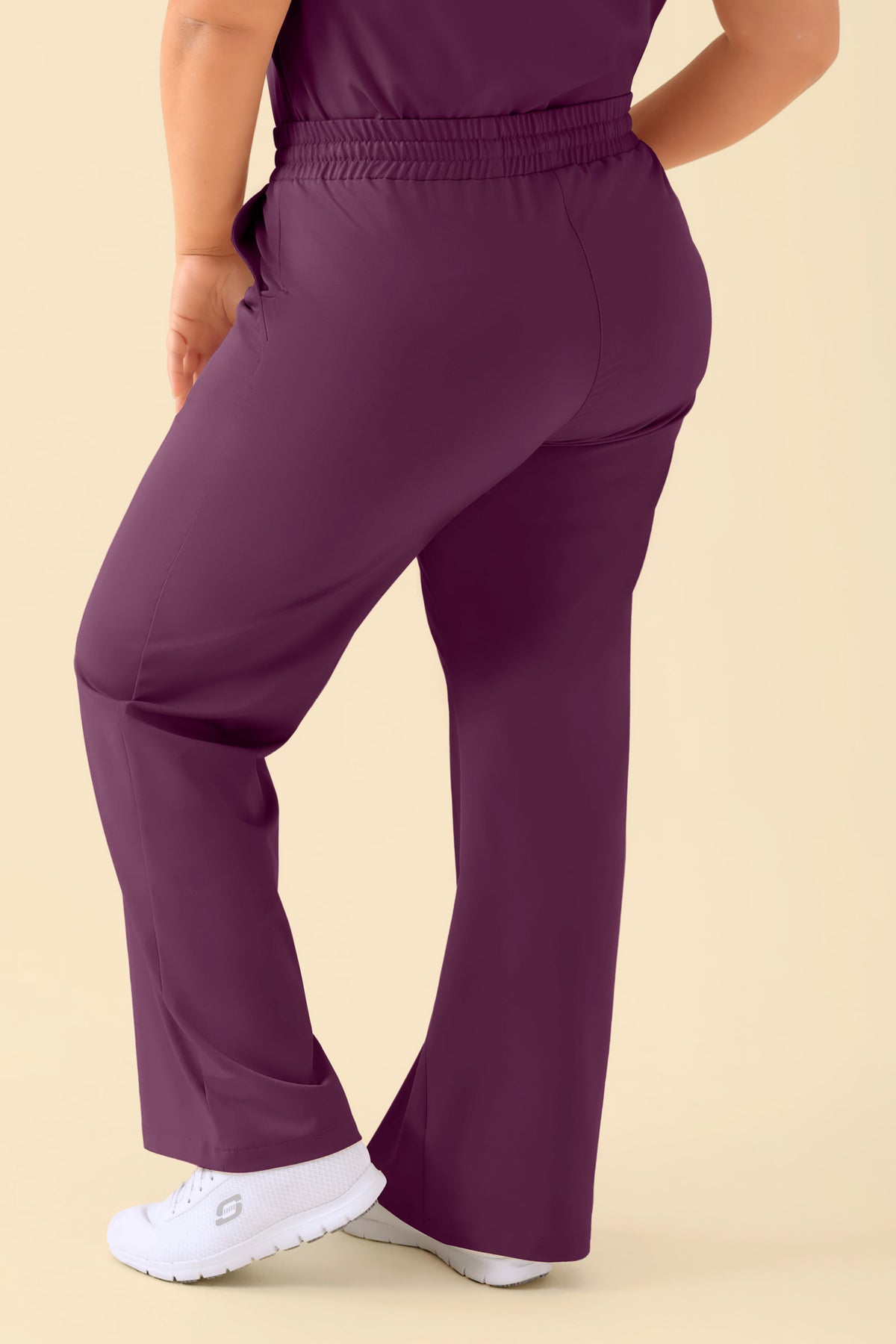 KAERE Hose Damen - weites Bein pflaume, Vue de dos 