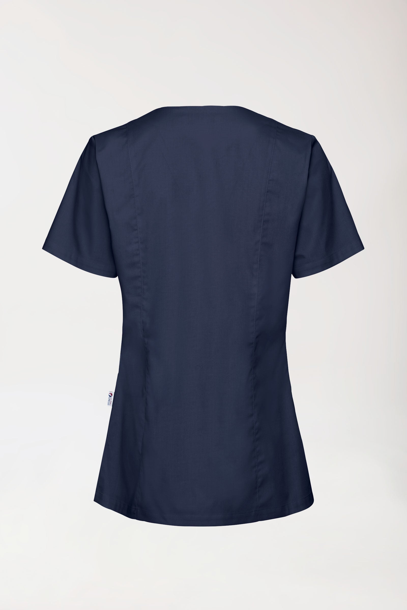 Stretch Kasack Damen - durchgeknöpft navy, Vue de dos 