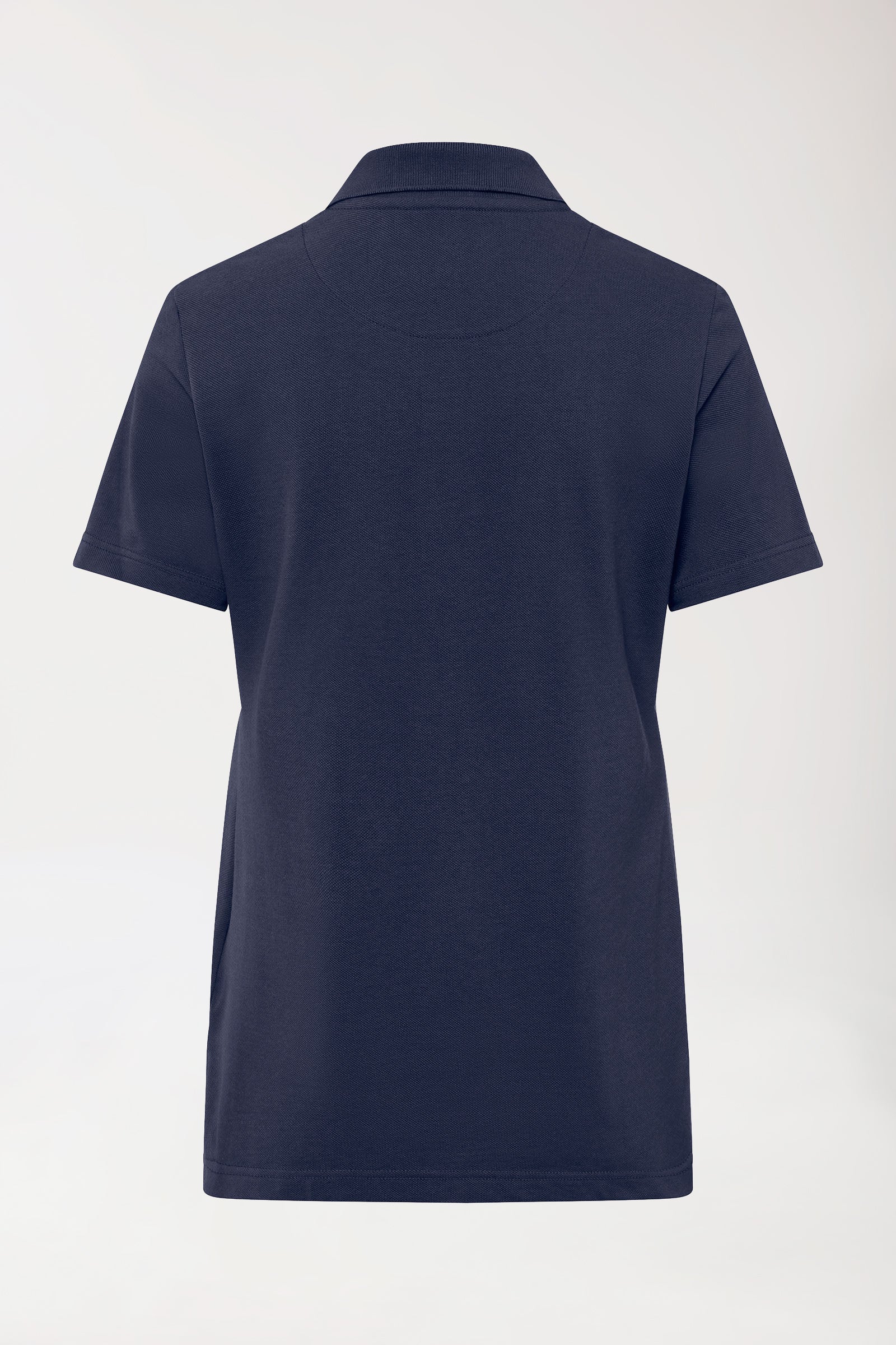 CORE Shirt Damen - Polokragen navy, Rückansicht 