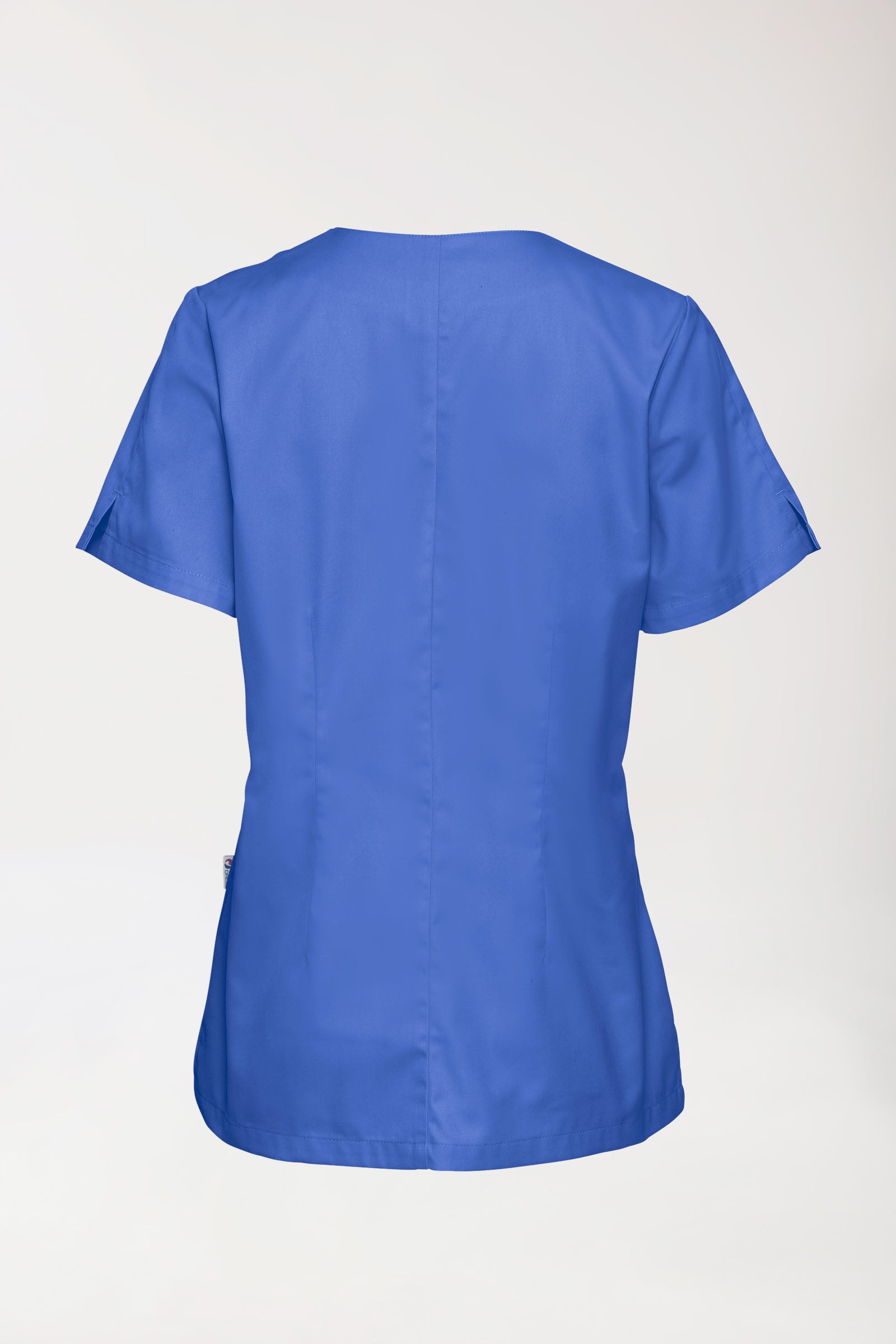 CORE Schlupfkasack Damen curved fit - mit Druckknöpfen königsblau, Vue de dos 