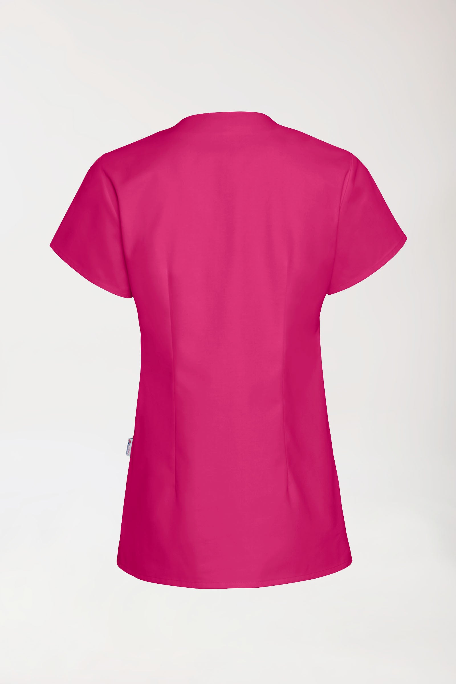JUST STRONG Schlupfkasack Damen - eckiger Ausschnitt pink, Rückansicht 