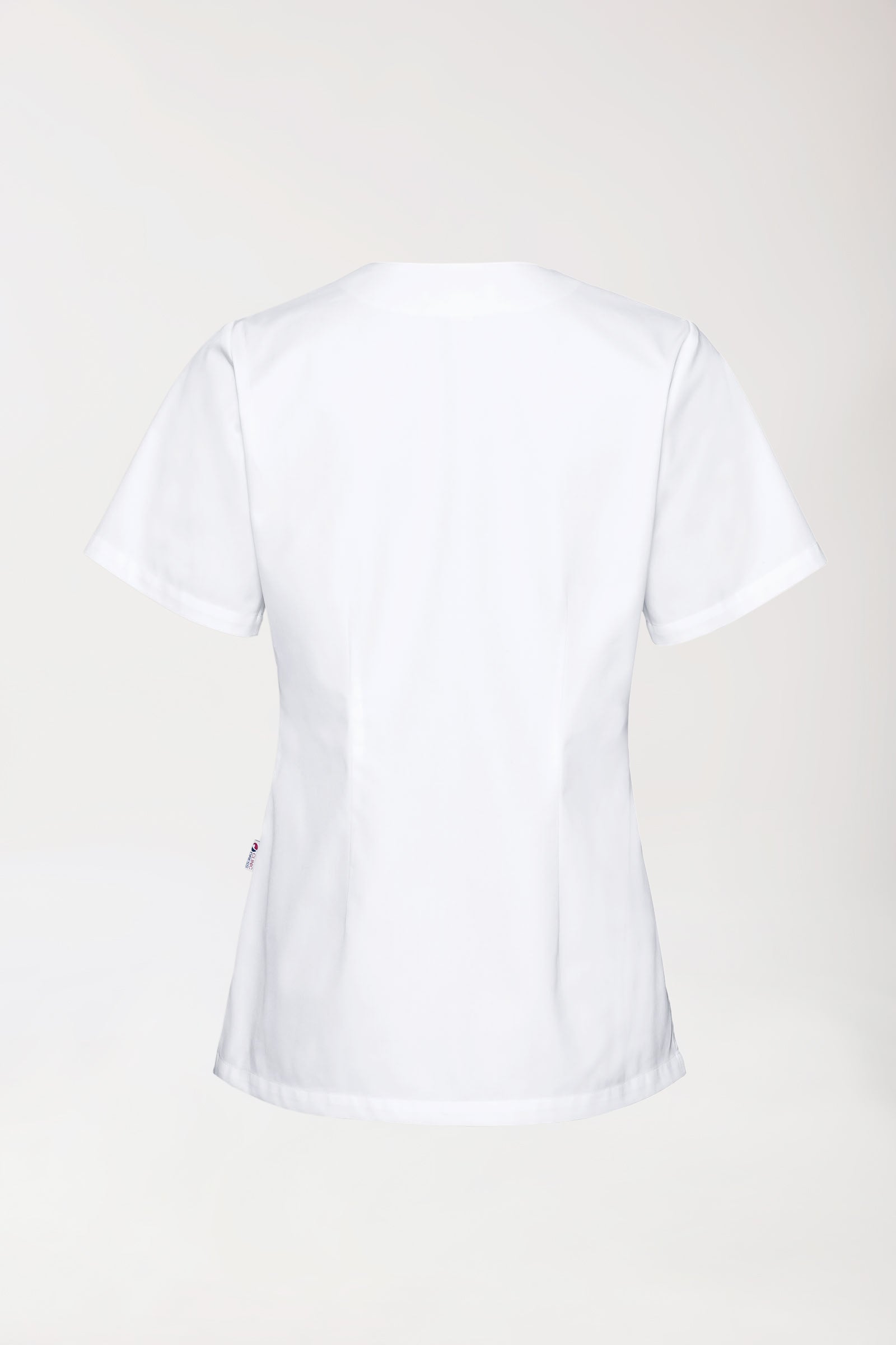 CORE Schlupfkasack Damen weiss/grau, Rückansicht 