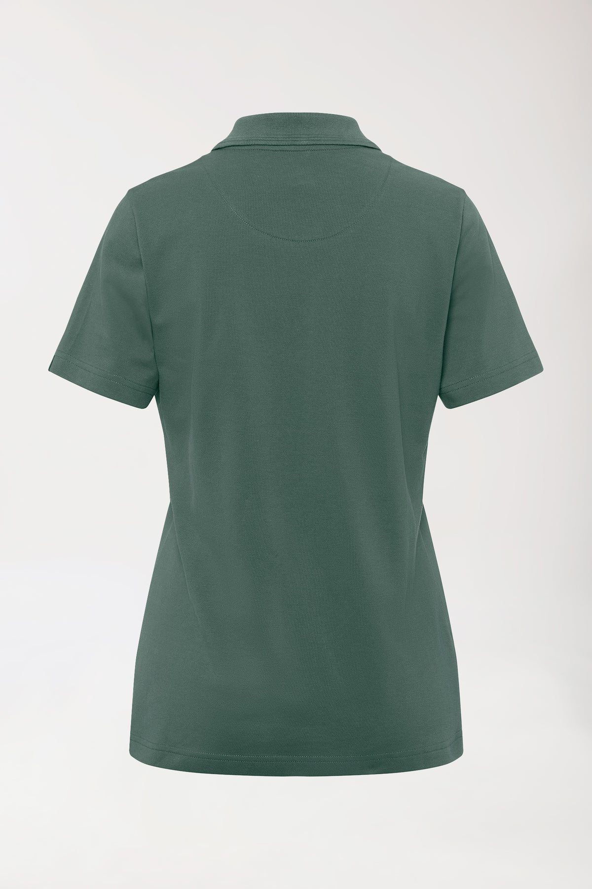 COMFY FLEX Stretch Shirt Damen - Polokragen dunkelgrün, Vue de dos 